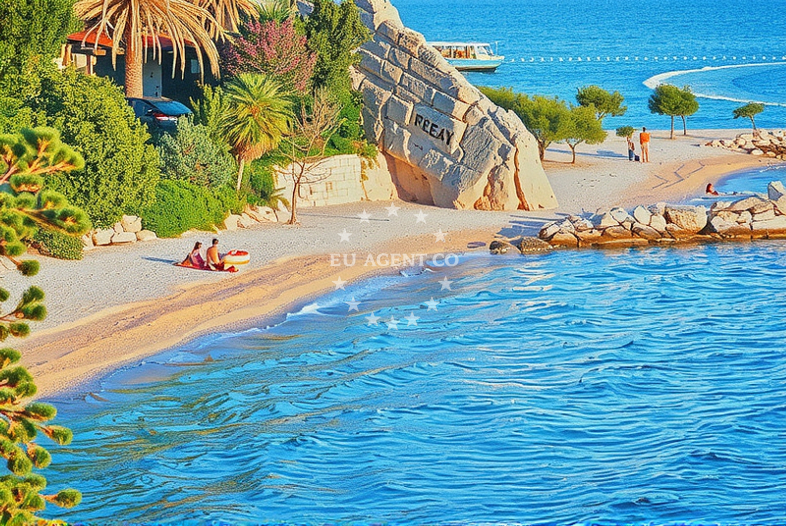 Additional view of Ravnice jug, Omiš Beach in Ravnice jug