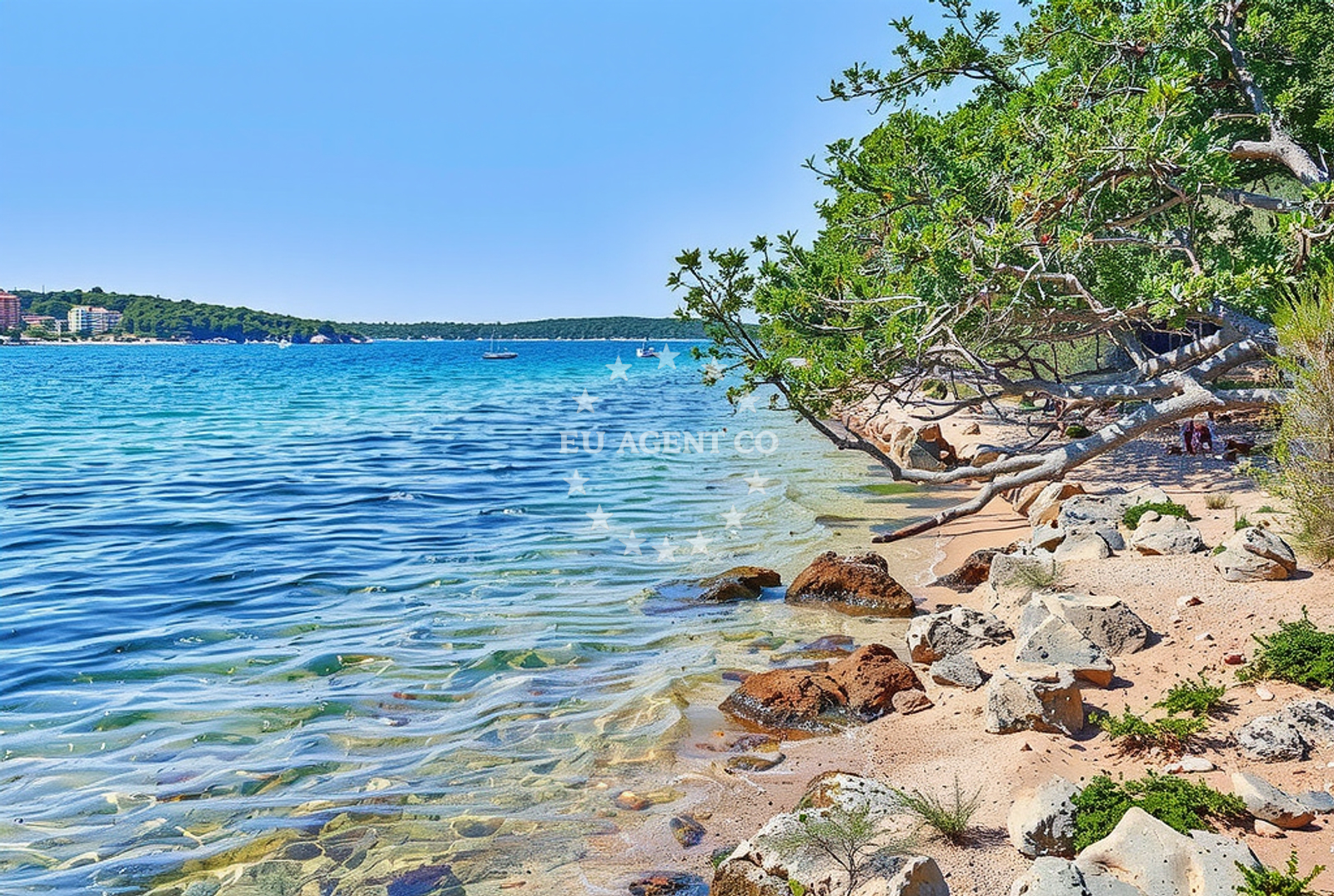 Additional view of Ravnice sredina, Barbat na Rabu (Rab) Beach in Ravnice sredina
