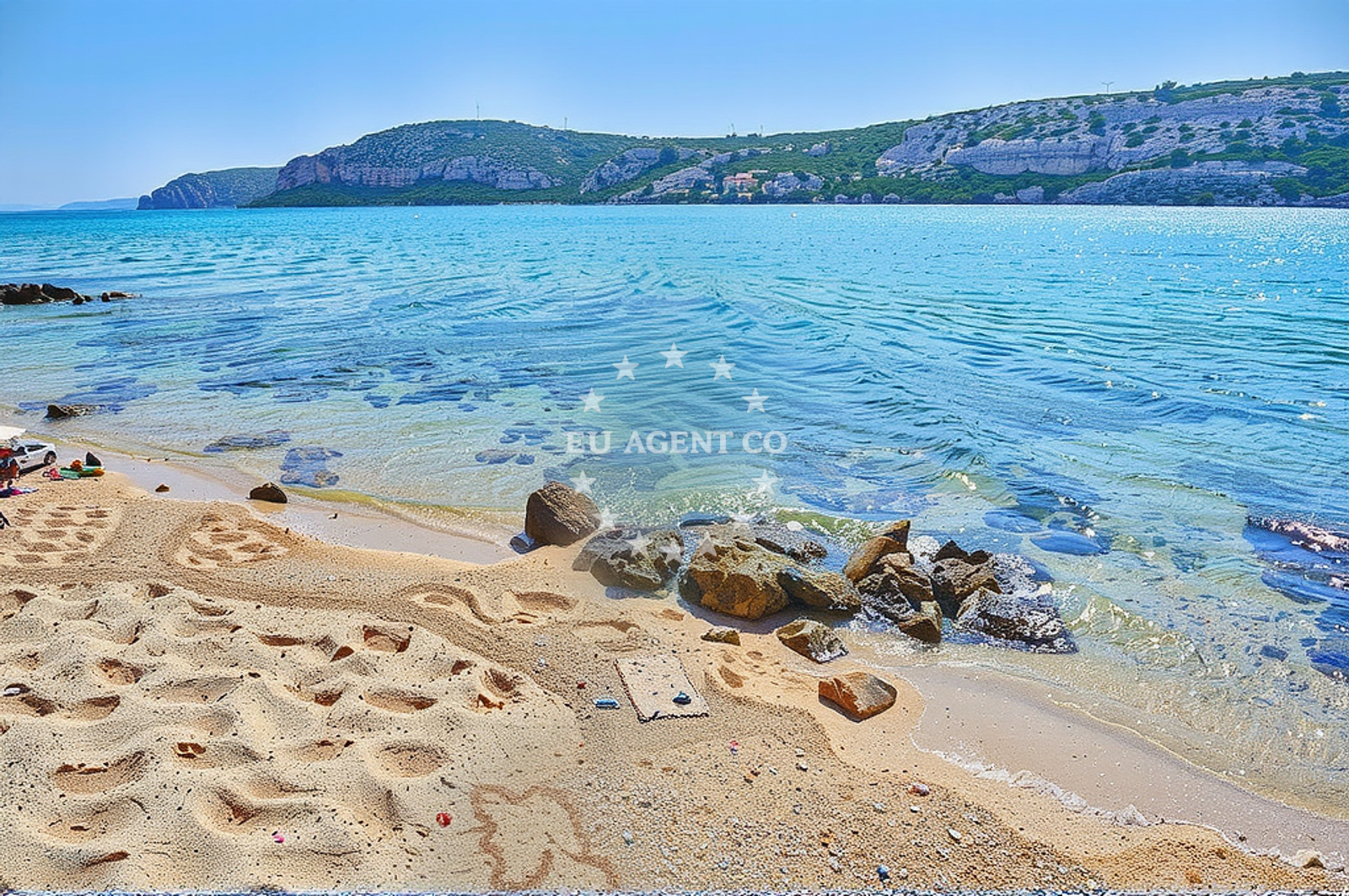 Additional view of Ravnice zapad, Barbat na Rabu (Rab) Beach in Ravnice zapad