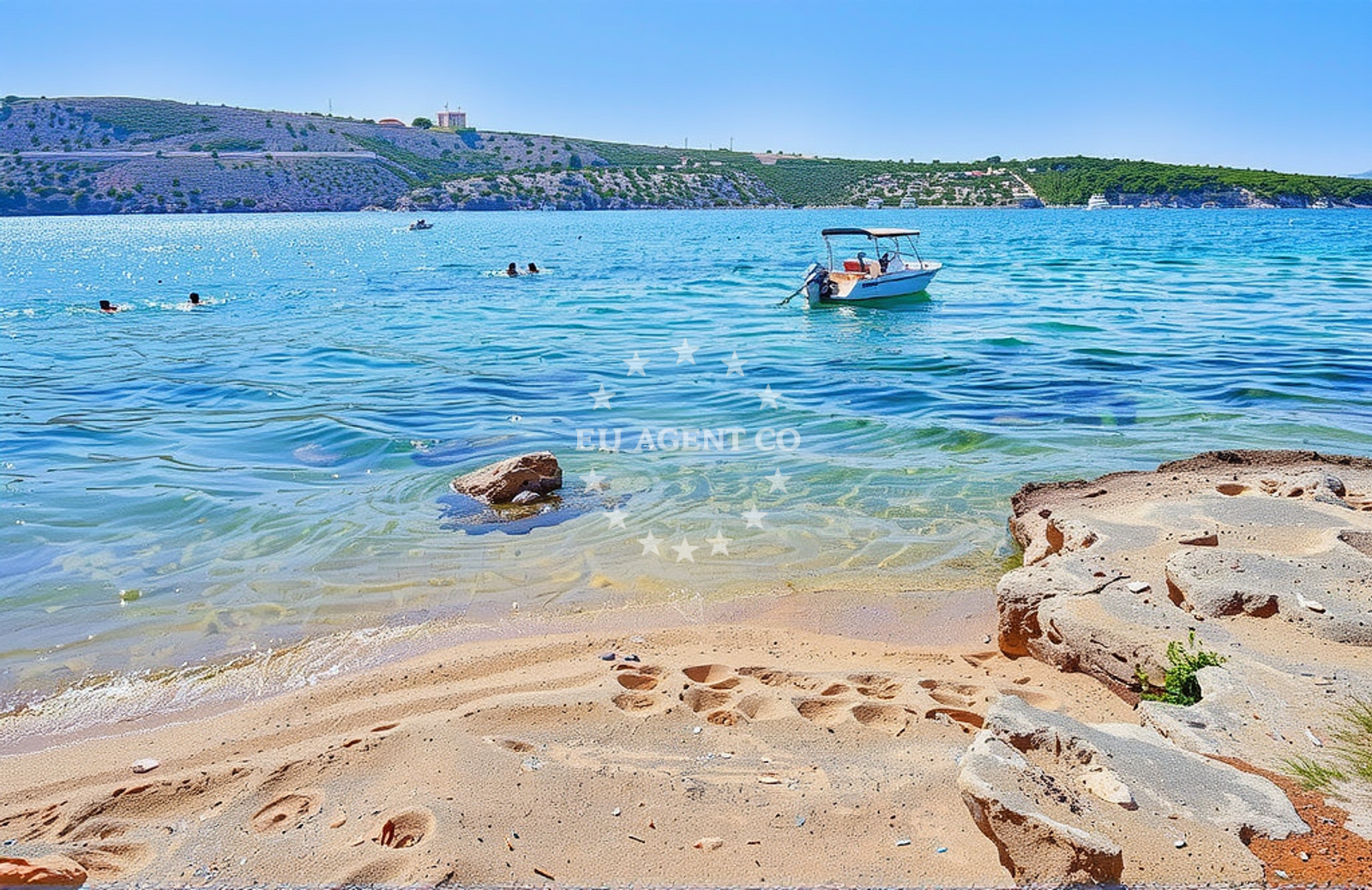 Additional view of Ravnice zapad, Barbat na Rabu (Rab) Beach in Ravnice zapad