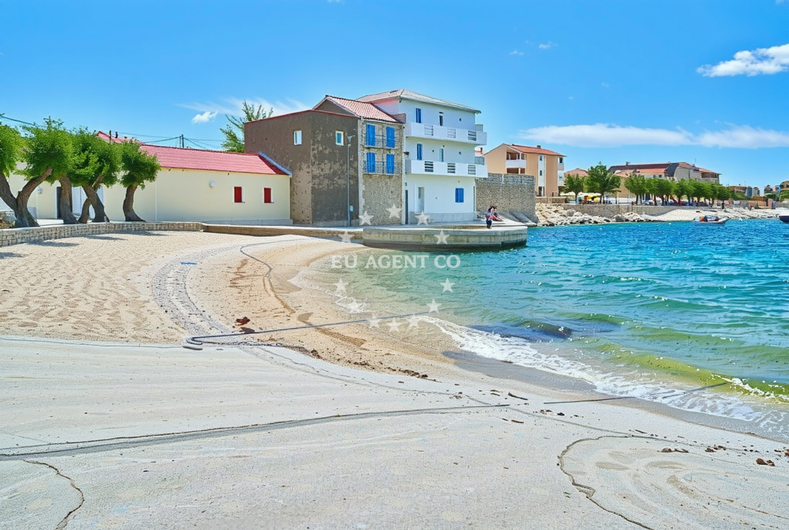 Shoreline and swimming area at Ražanac: beaches and coves (8) in Ražanac