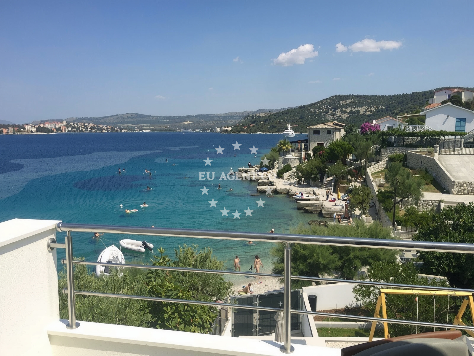 Sea and coastal view of Razanj beach in Ljoljinica 96A, Ražanj