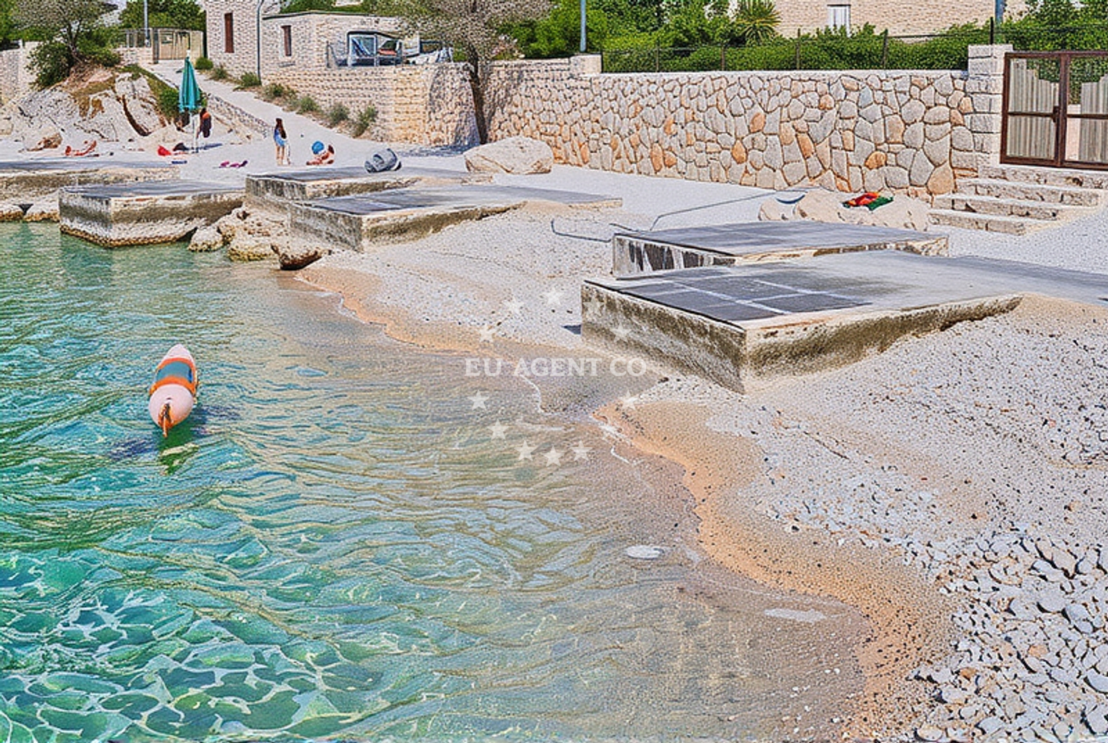 Beach facilities and surroundings at Ražanj: beaches and coves (3) in Ražanj