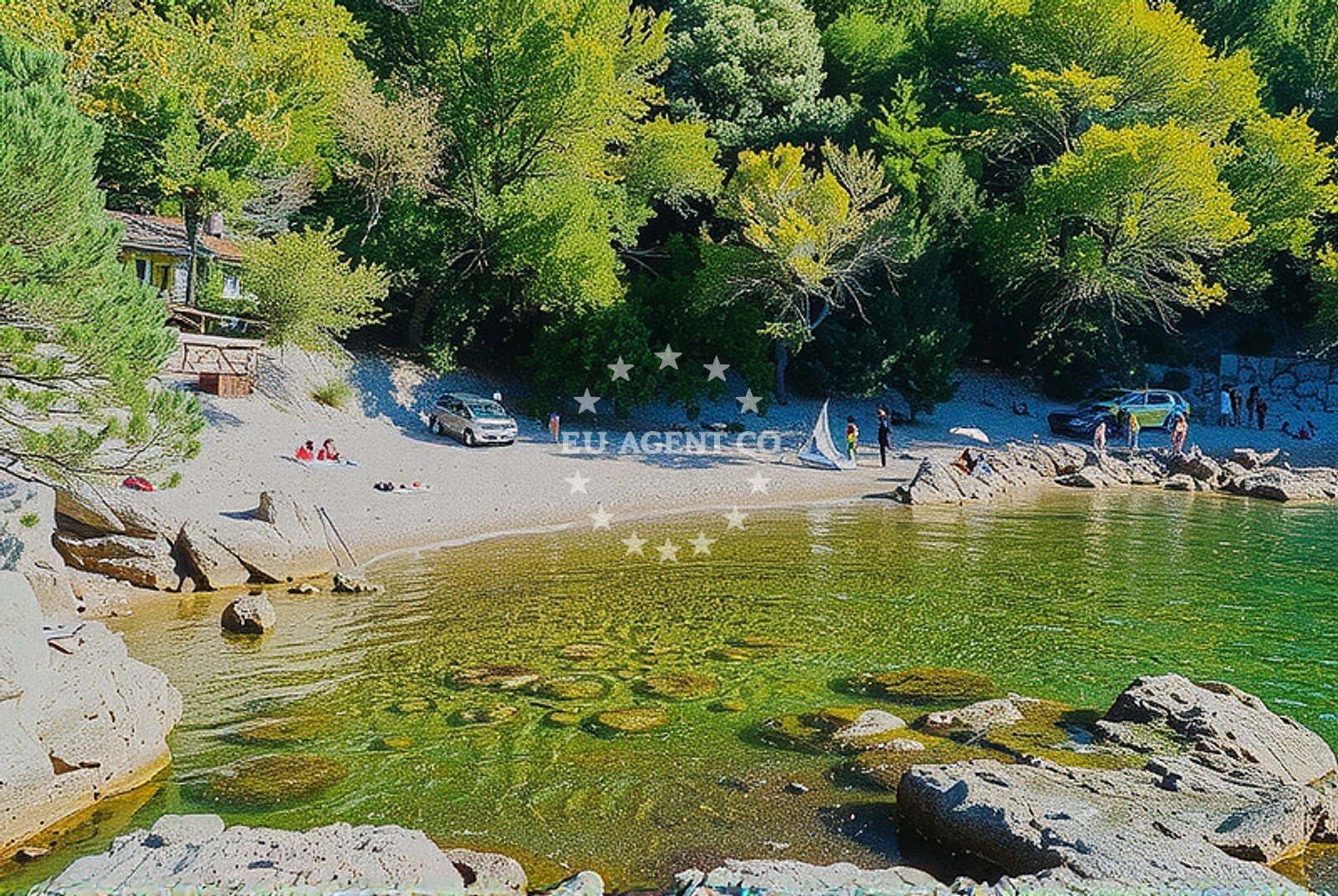 Overview of Razbojna, Rijeka Beach in Razbojna