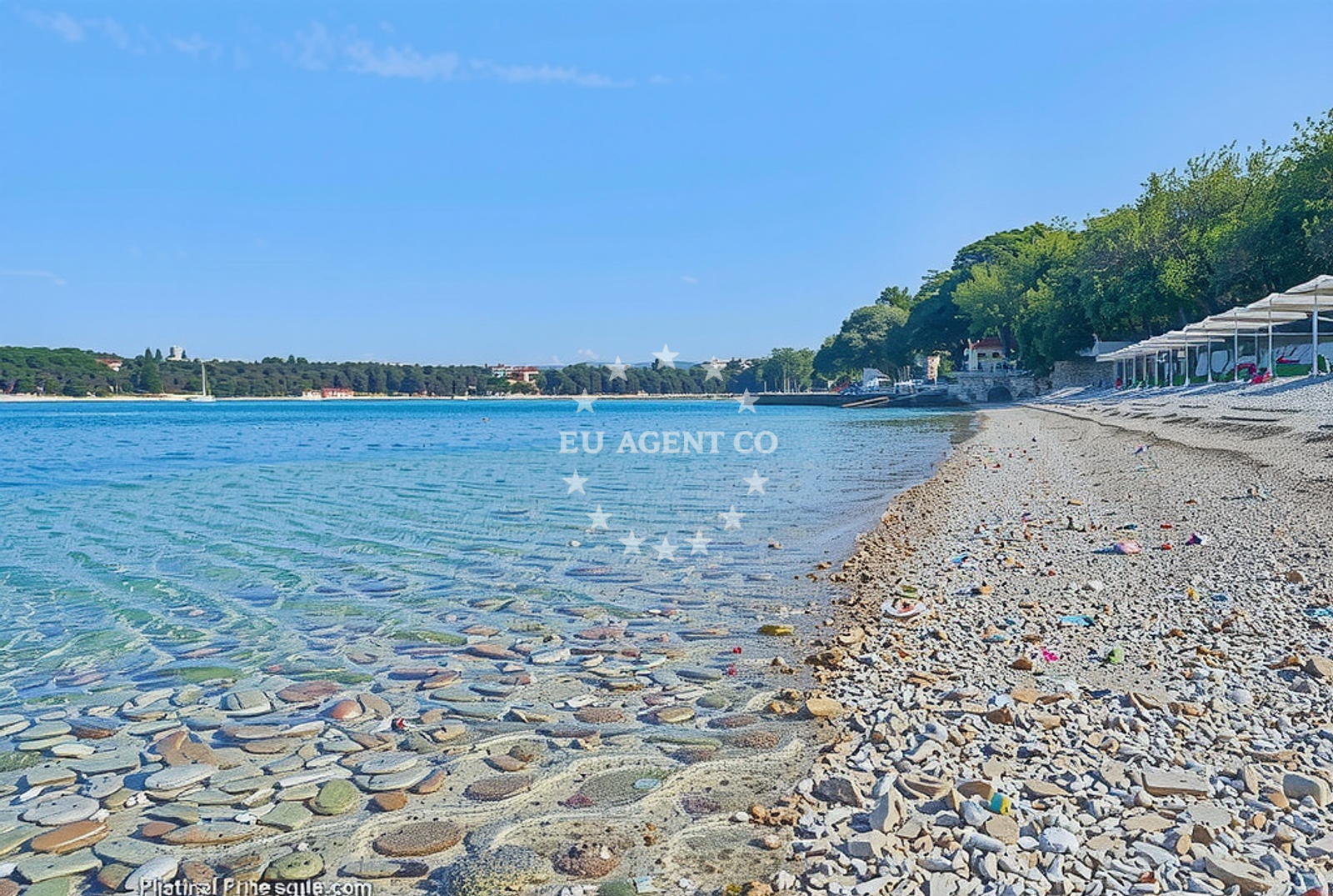 Sea and coastal view of Residence, Vabriga Beach in Residence