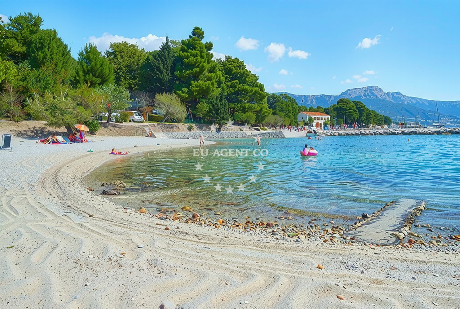 Additional view of Resnik beach in Cesta Dr. Franje Tuđmana 1218, Kaštela