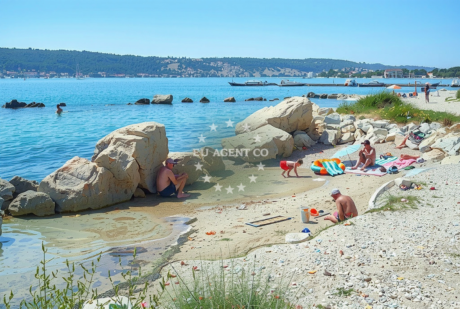 Additional view of Resnik beach in Cesta Dr. Franje Tuđmana 1218, Kaštela