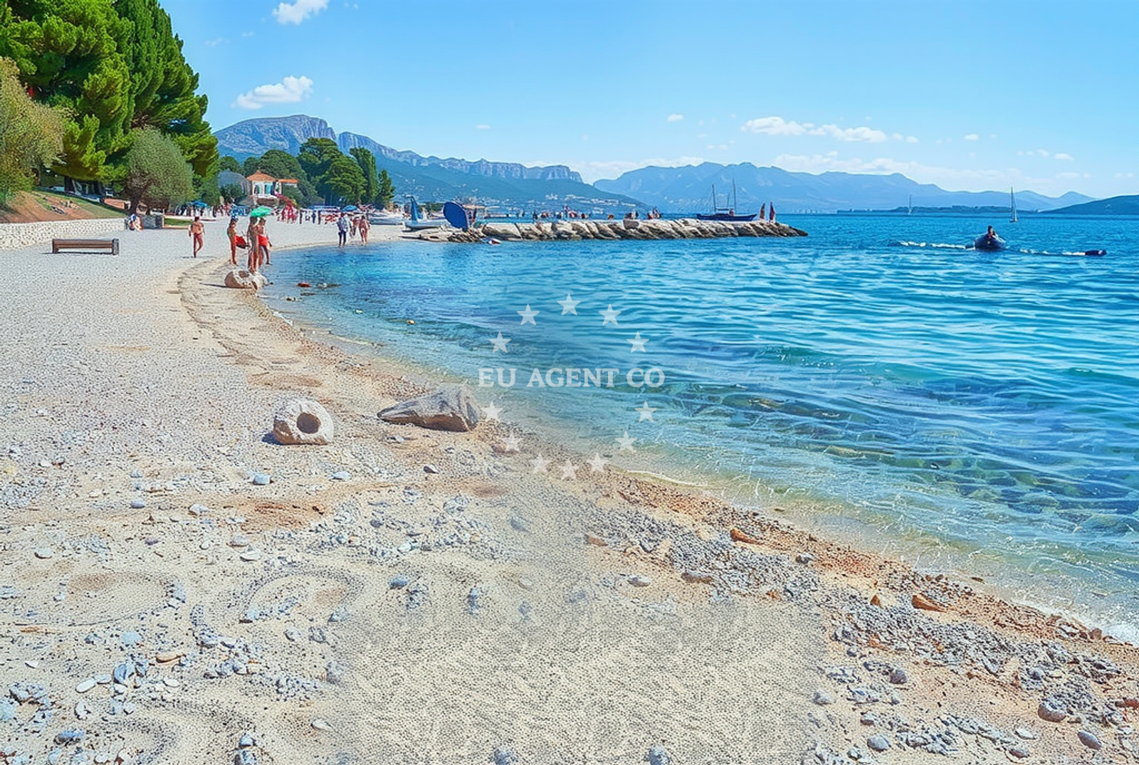 Additional view of Resnik beach in Cesta Dr. Franje Tuđmana 1218, Kaštela