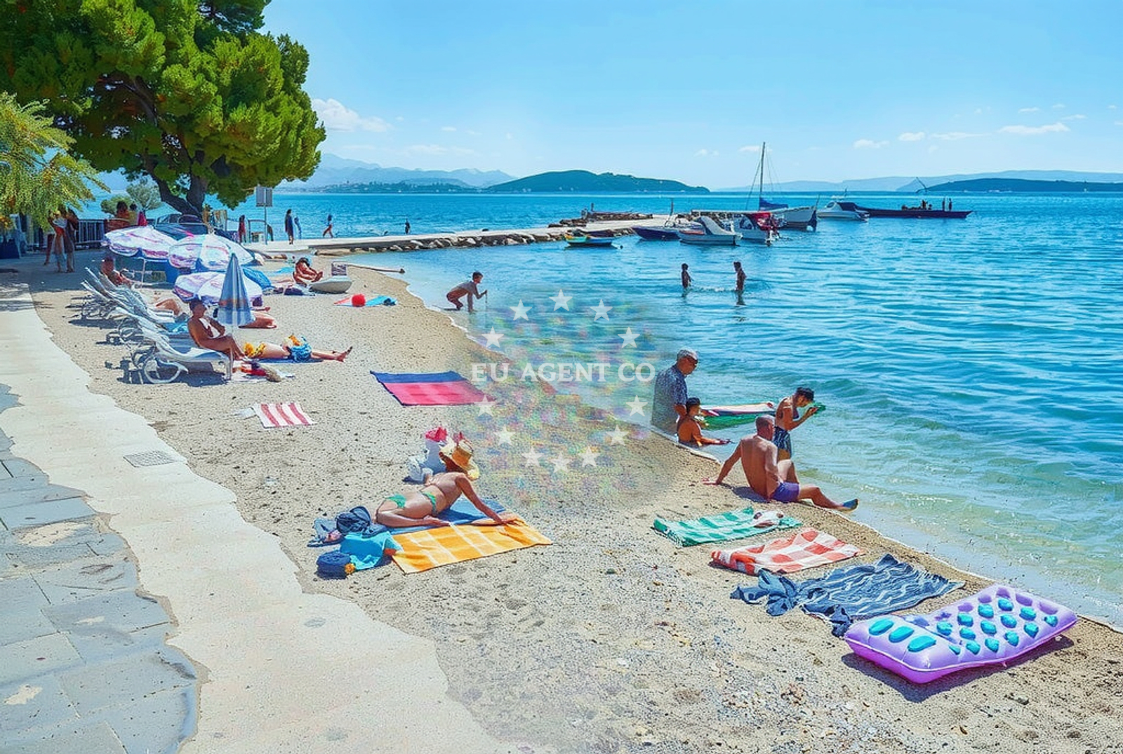 Additional view of Resnik beach in Cesta Dr. Franje Tuđmana 1218, Kaštela