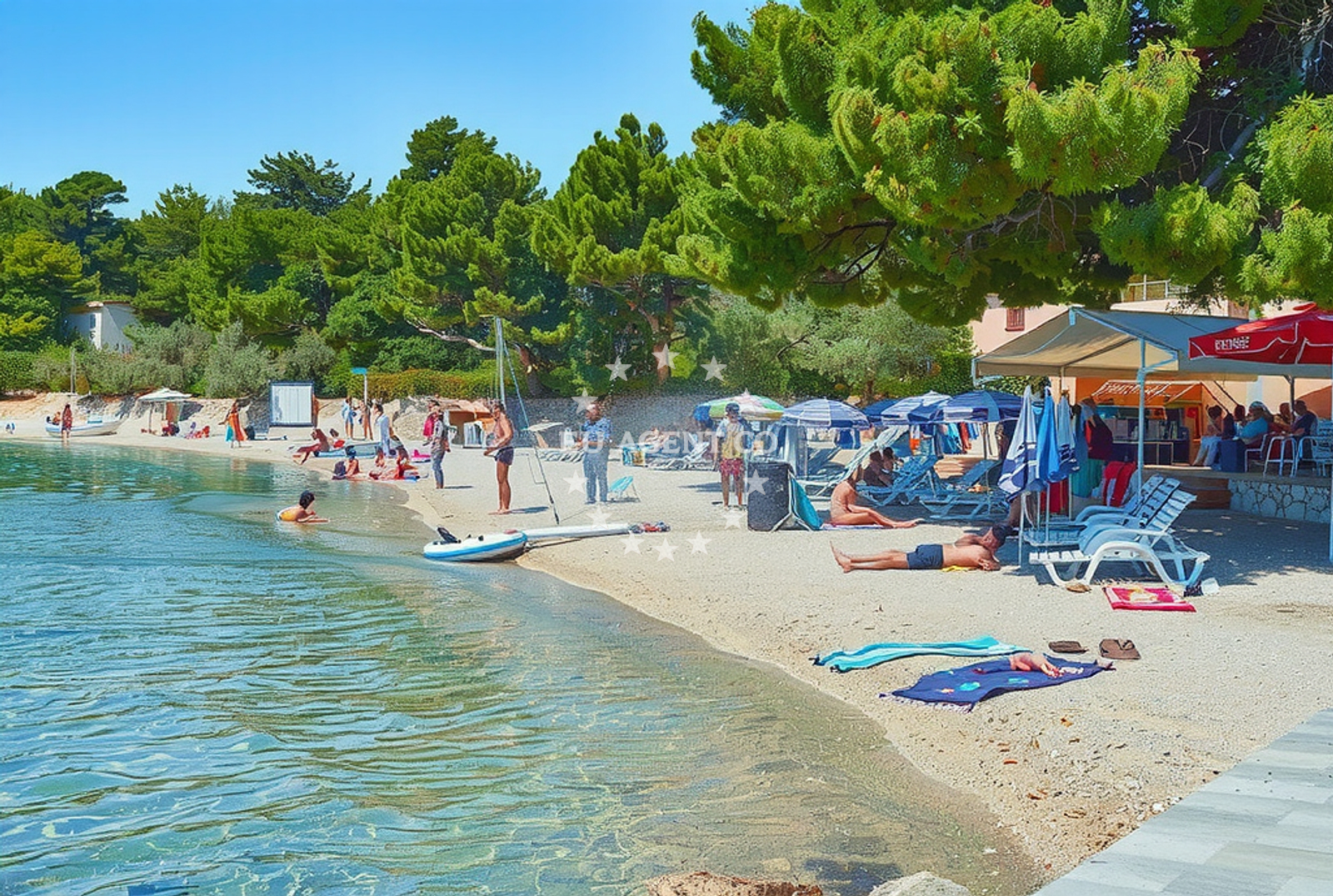 Additional view of Resnik beach in Cesta Dr. Franje Tuđmana 1218, Kaštela