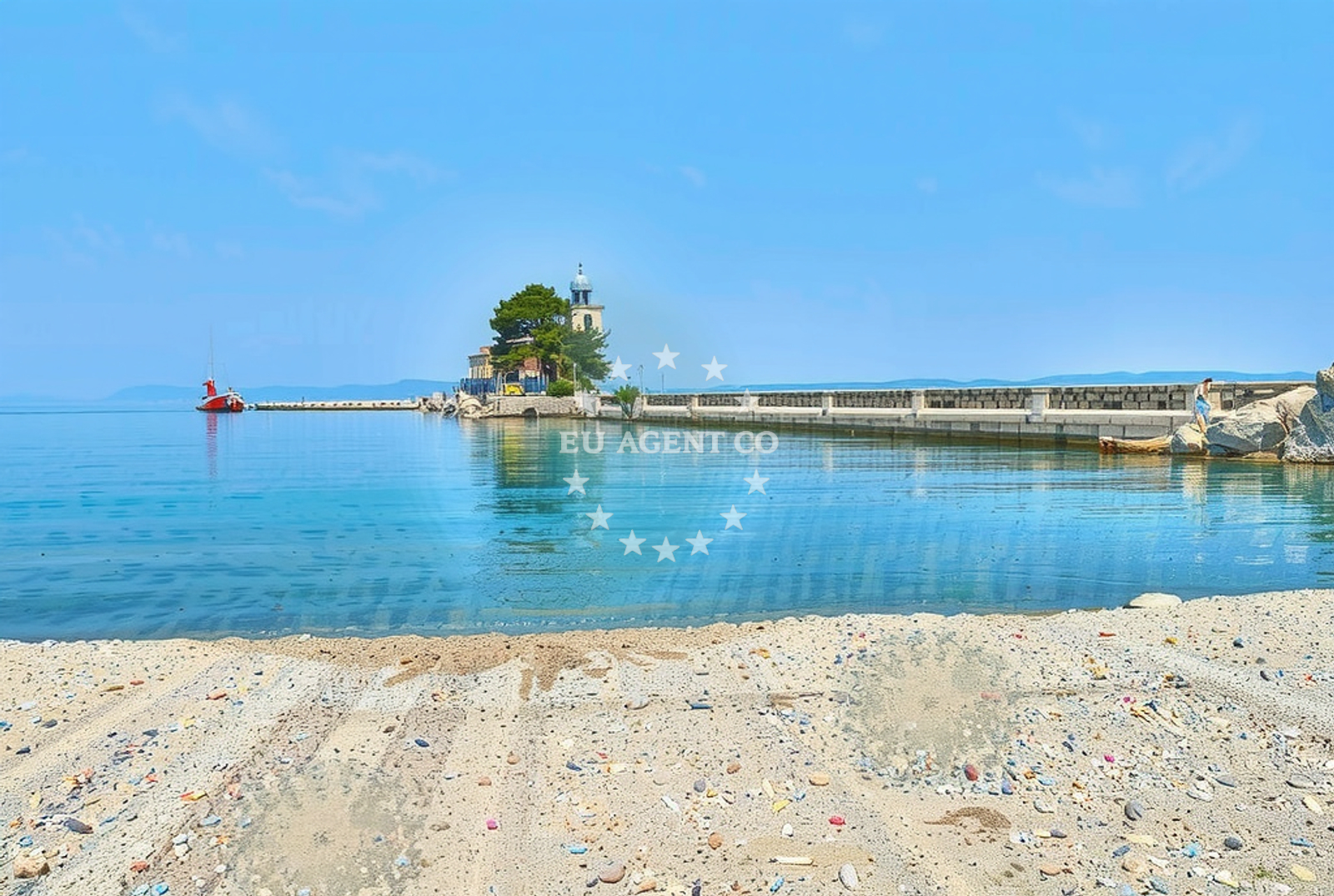 Additional view of Riba beach in , Trpanj