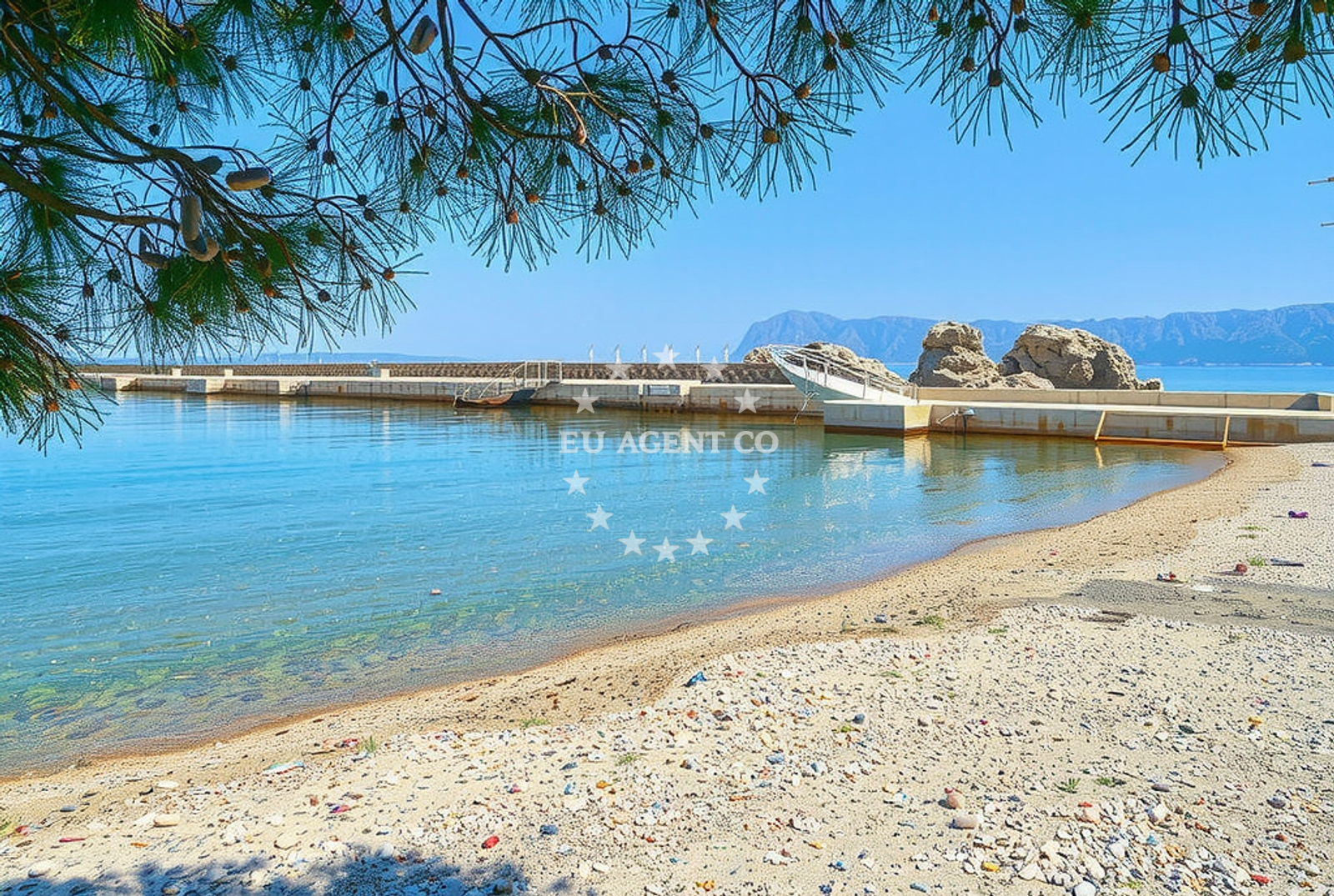 Additional view of Riba beach in , Trpanj
