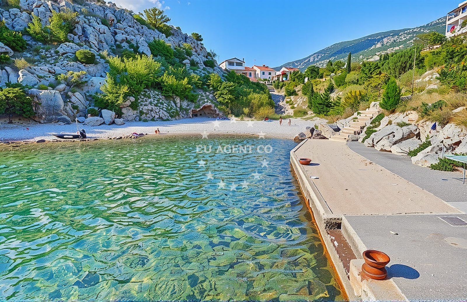 Additional view of Ribarica beach in , Ribarica