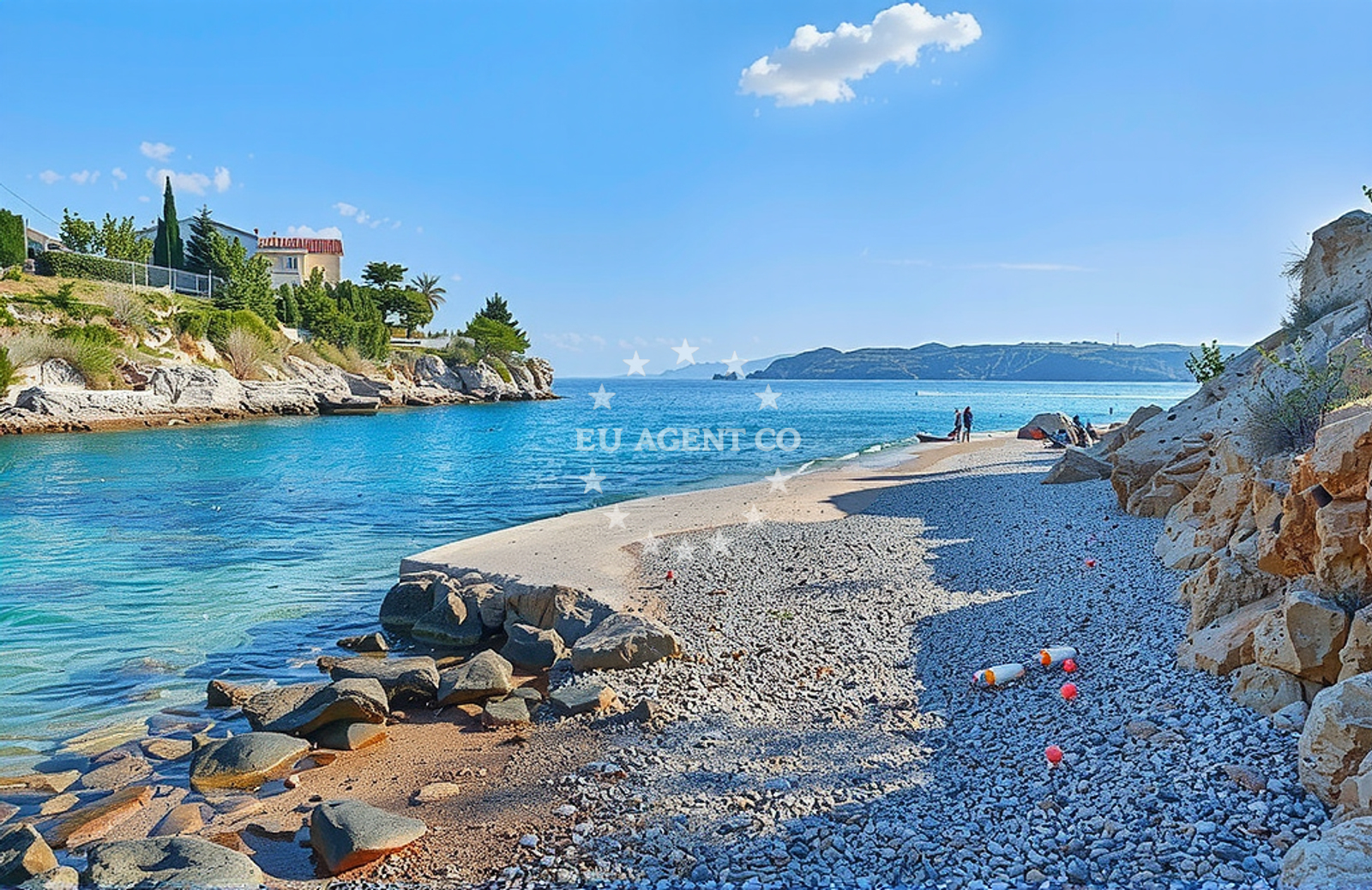 Additional view of Ribarica beach in , Ribarica