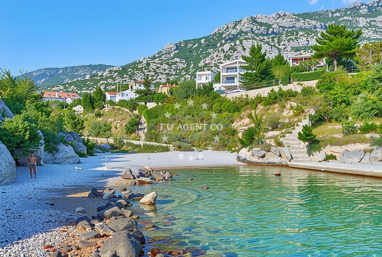 Additional view of Ribarica beach in , Ribarica