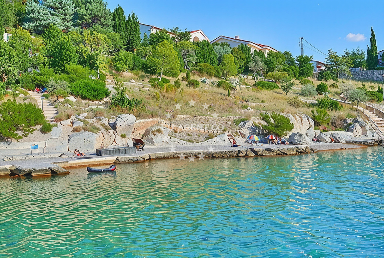Additional view of Ribarica beach in , Ribarica