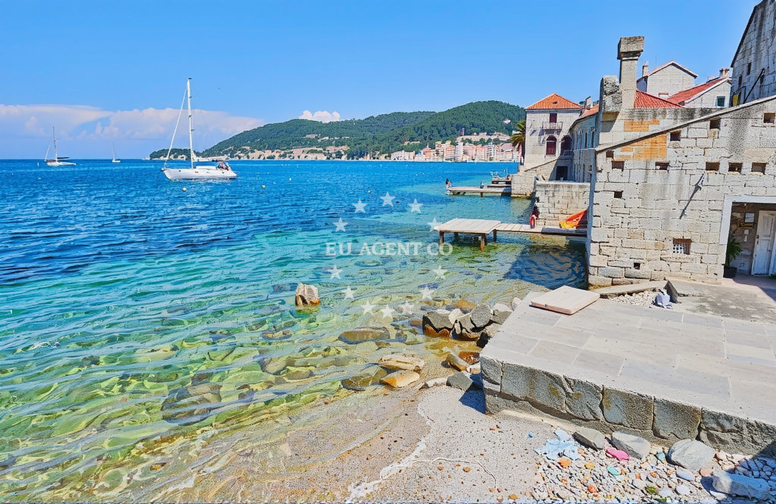 Additional view of Ribarnica, Vis (Vis) Beach in Ribarnica