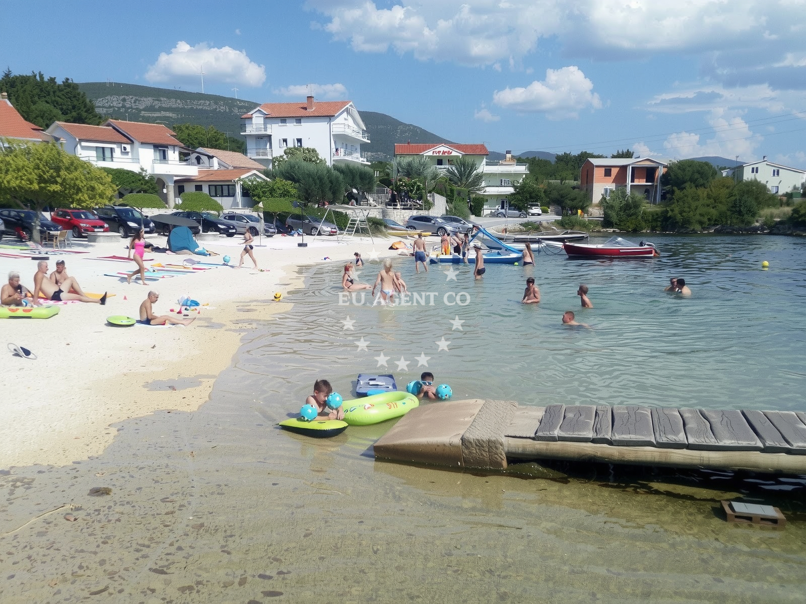 Sea and coastal view of Ribnica beach in Vozarica 127, Kruševo