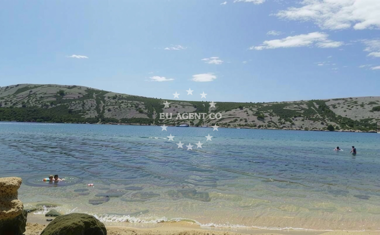 Additional view of Ribon beach in 574 Barbat, Rab