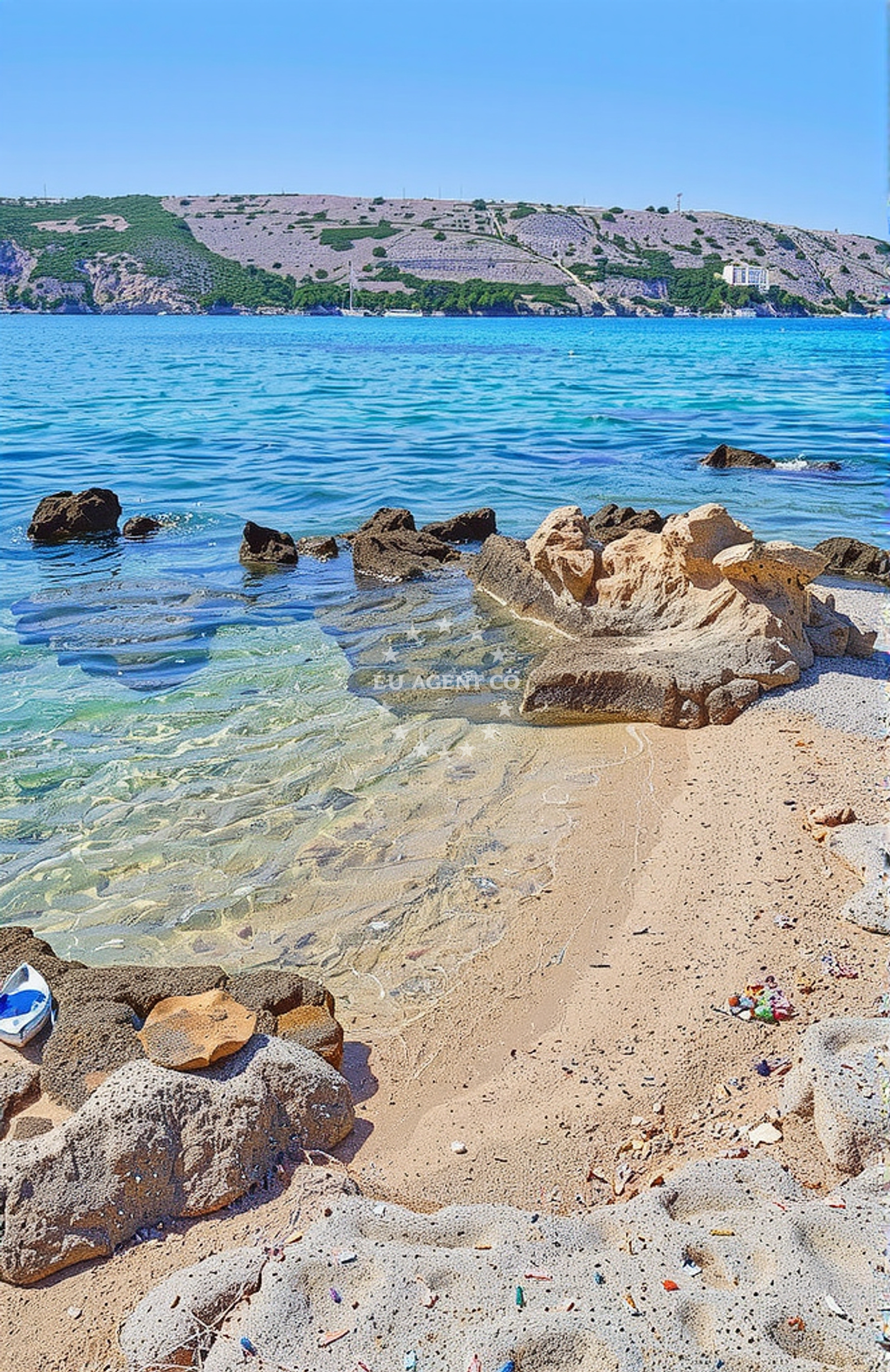 Additional view of Ribon beach in 574 Barbat, Rab