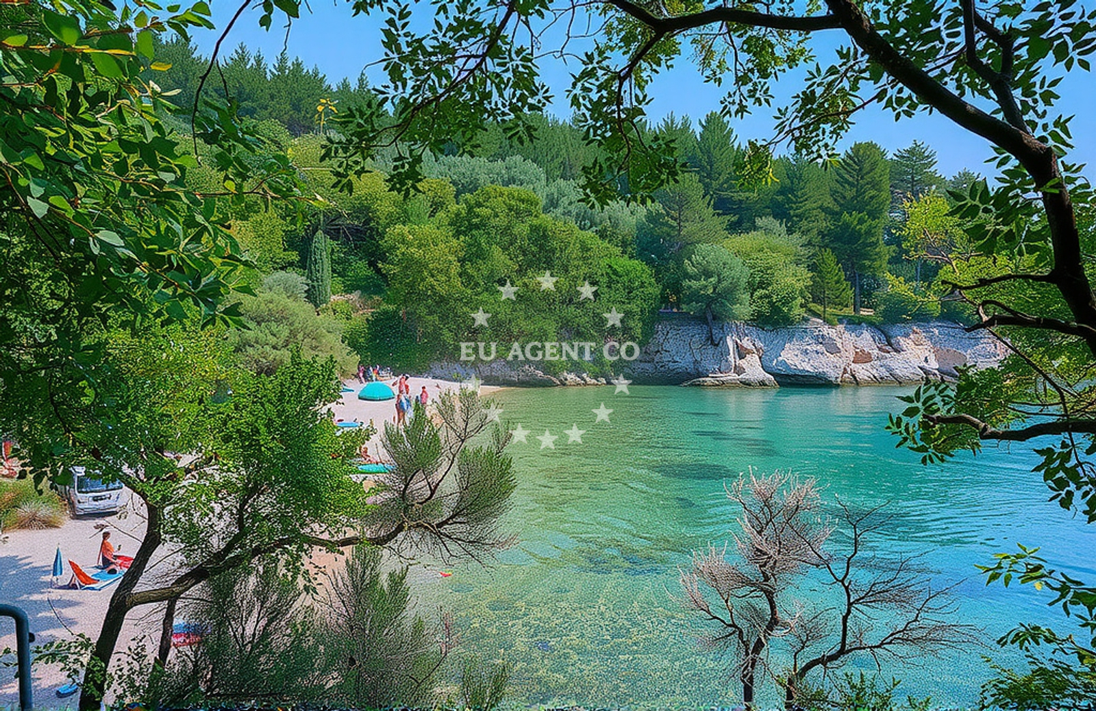 Sea and coastal view of Ripenda Kosi: beaches and coves in Ripenda Kosi