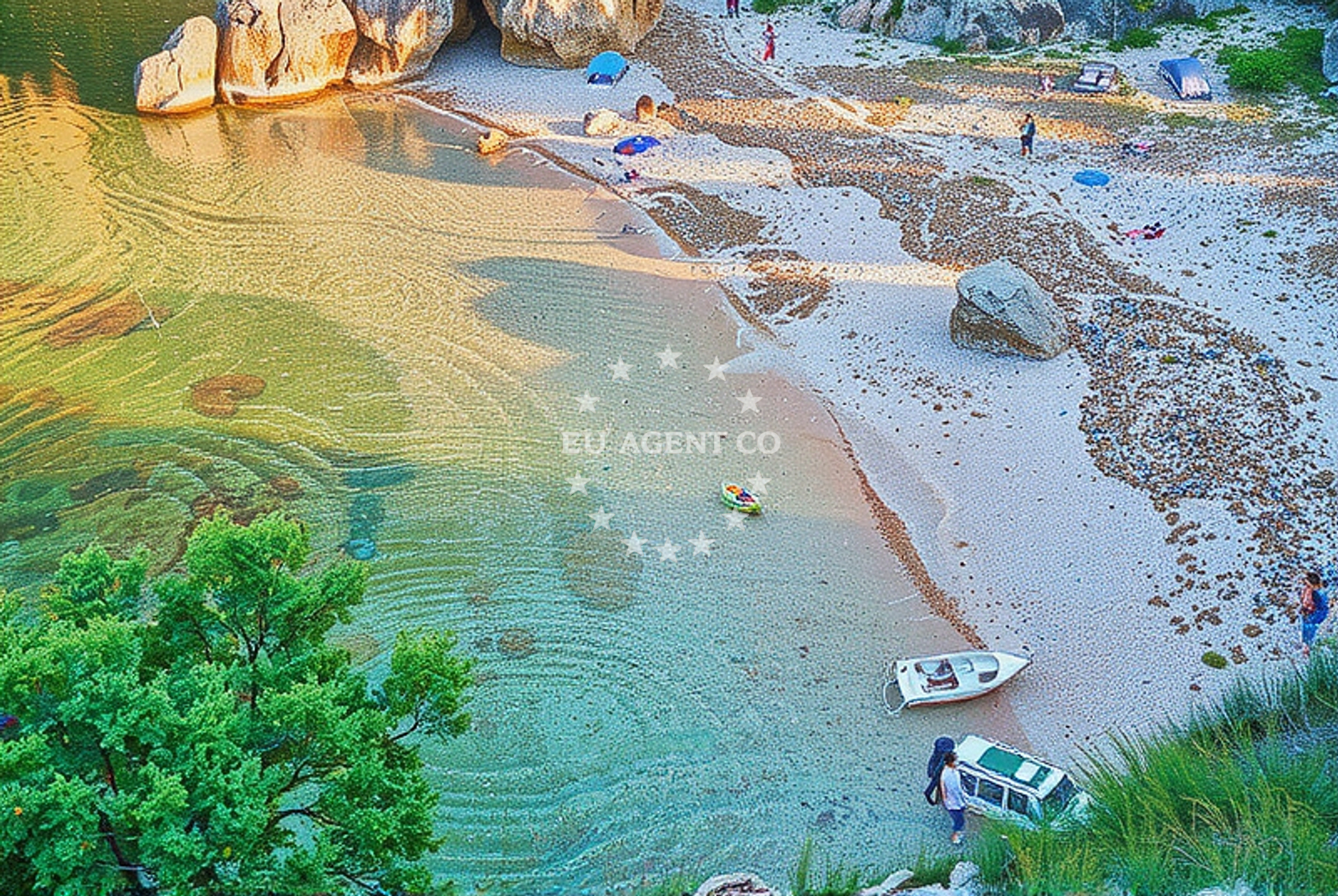 Shoreline and swimming area at Risika (Krk): beaches and coves (4) in Risika (Krk)