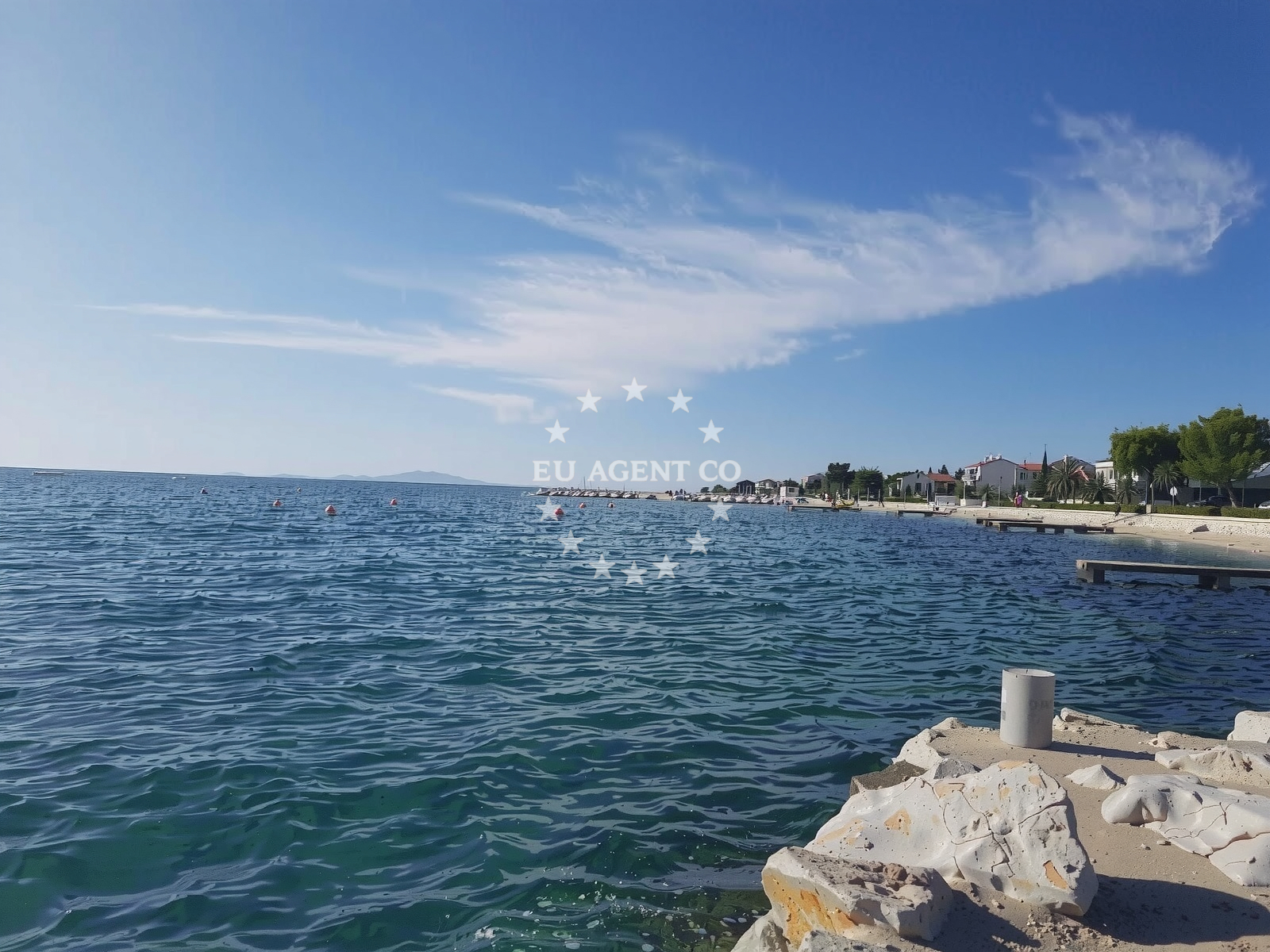 Additional view of Riva beach in , Novalja