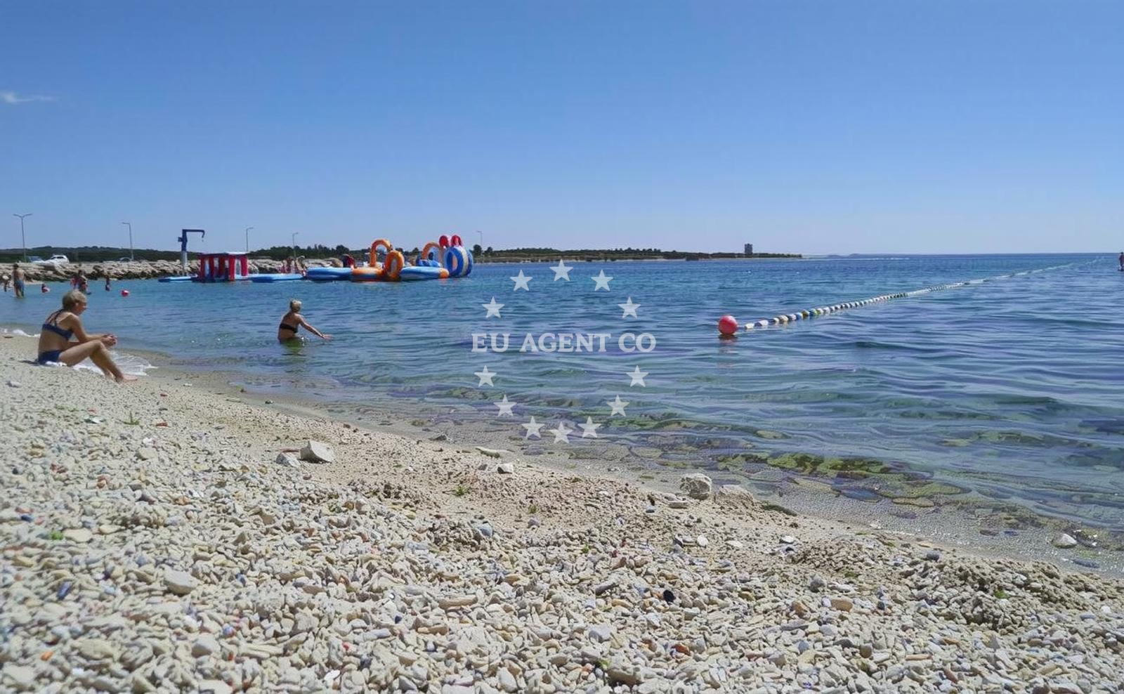 Additional view of Riva beach in , Novalja