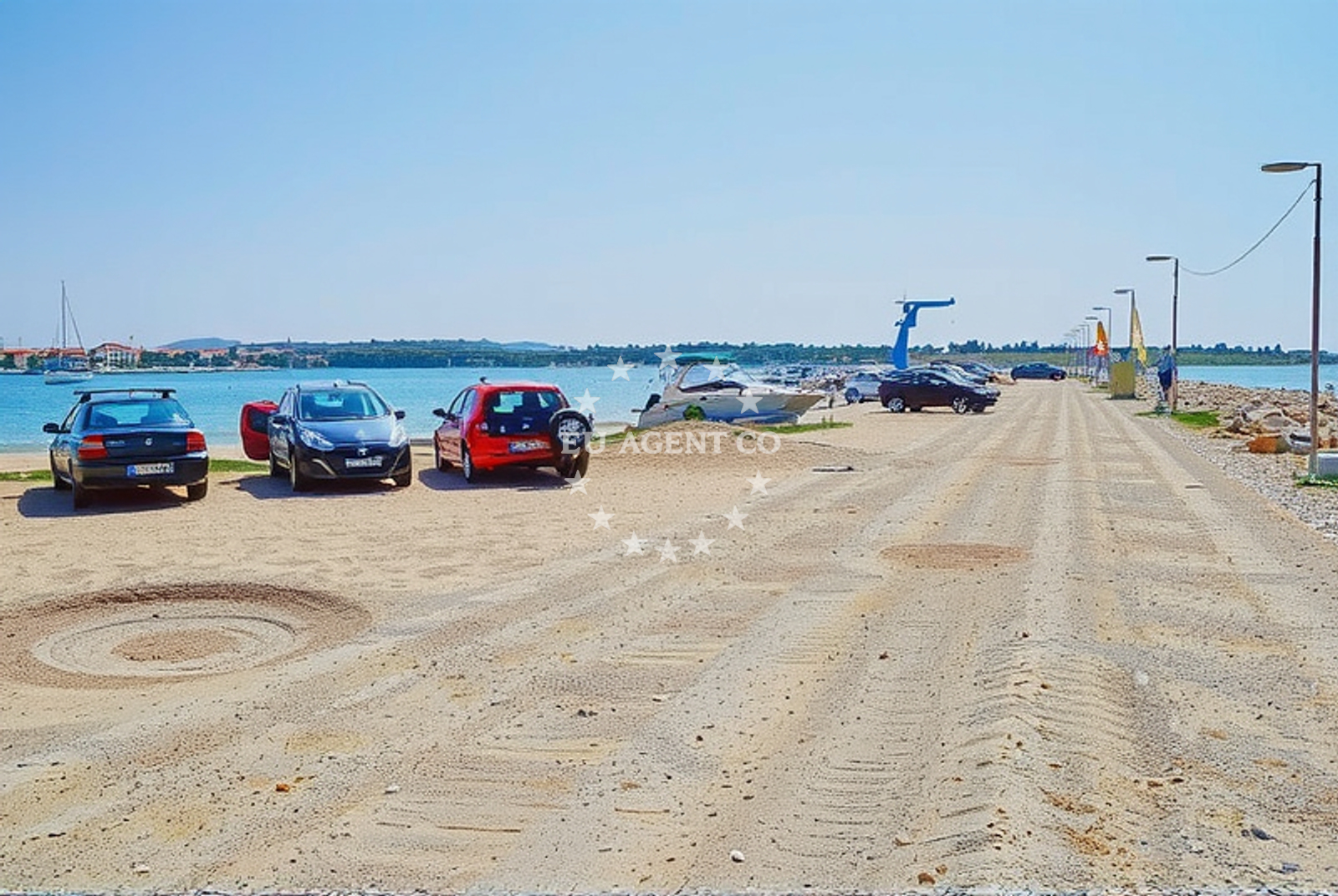 Additional view of Riva beach in , Novalja