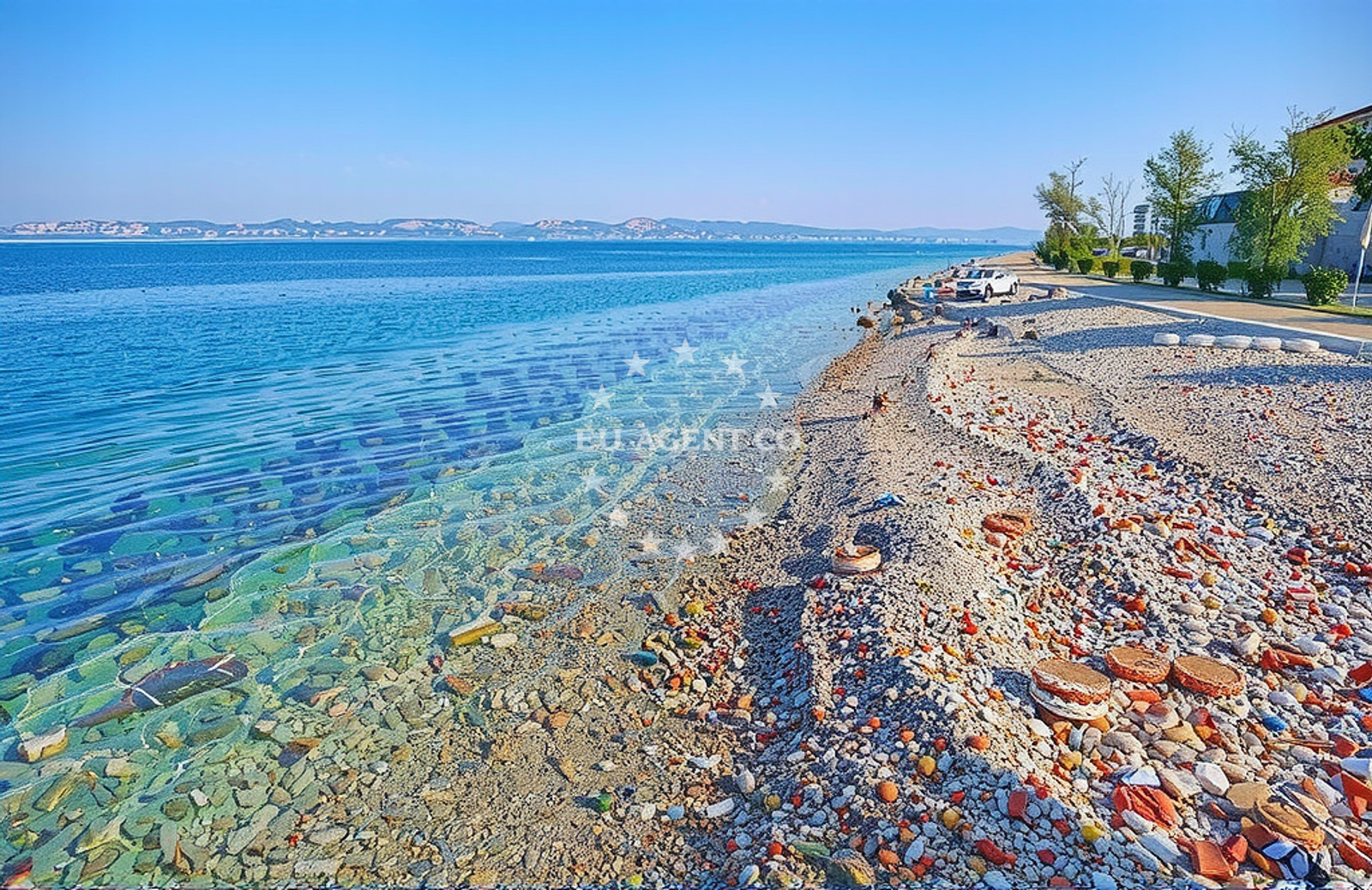 Additional view of Riva, Kali (Ugljan) Beach in Riva