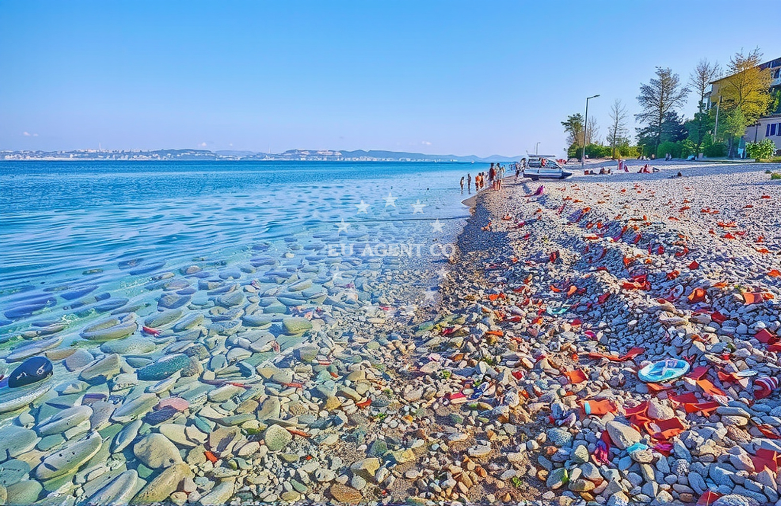 Additional view of Riva, Kali (Ugljan) Beach in Riva