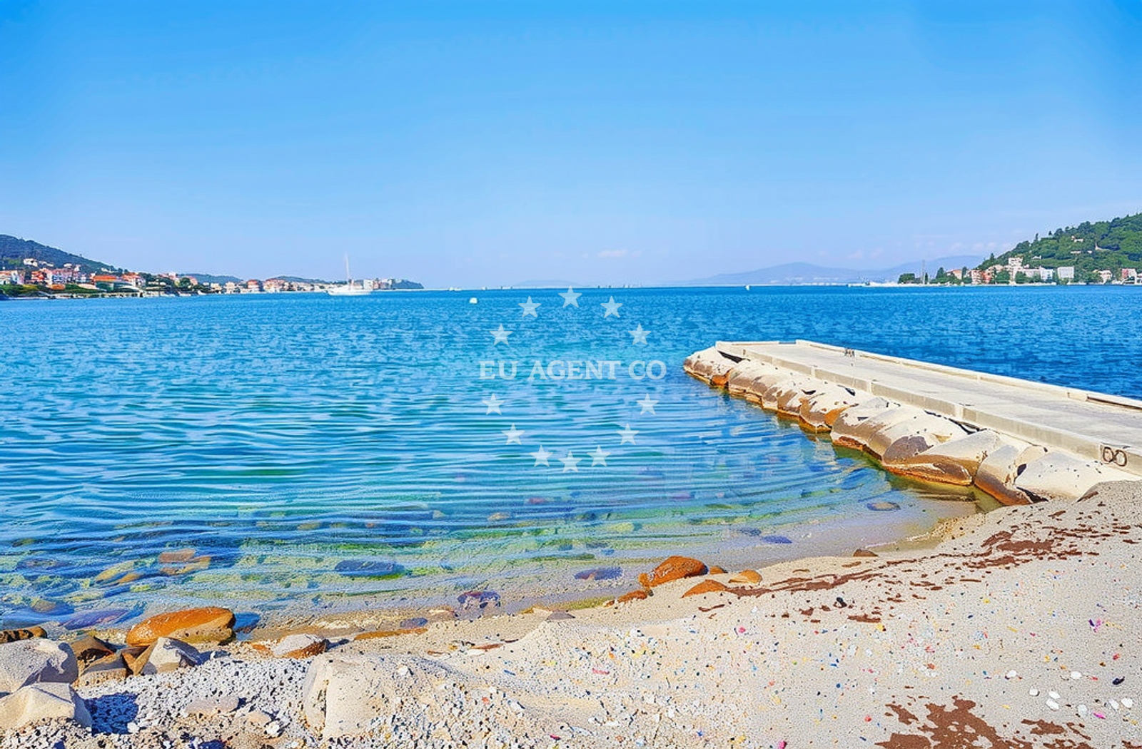 Additional view of Riva, Kali (Ugljan) Beach in Riva