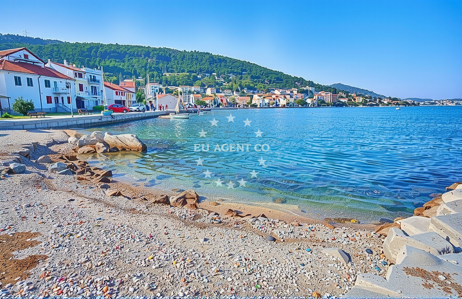 Additional view of Riva, Kali (Ugljan) Beach in Riva