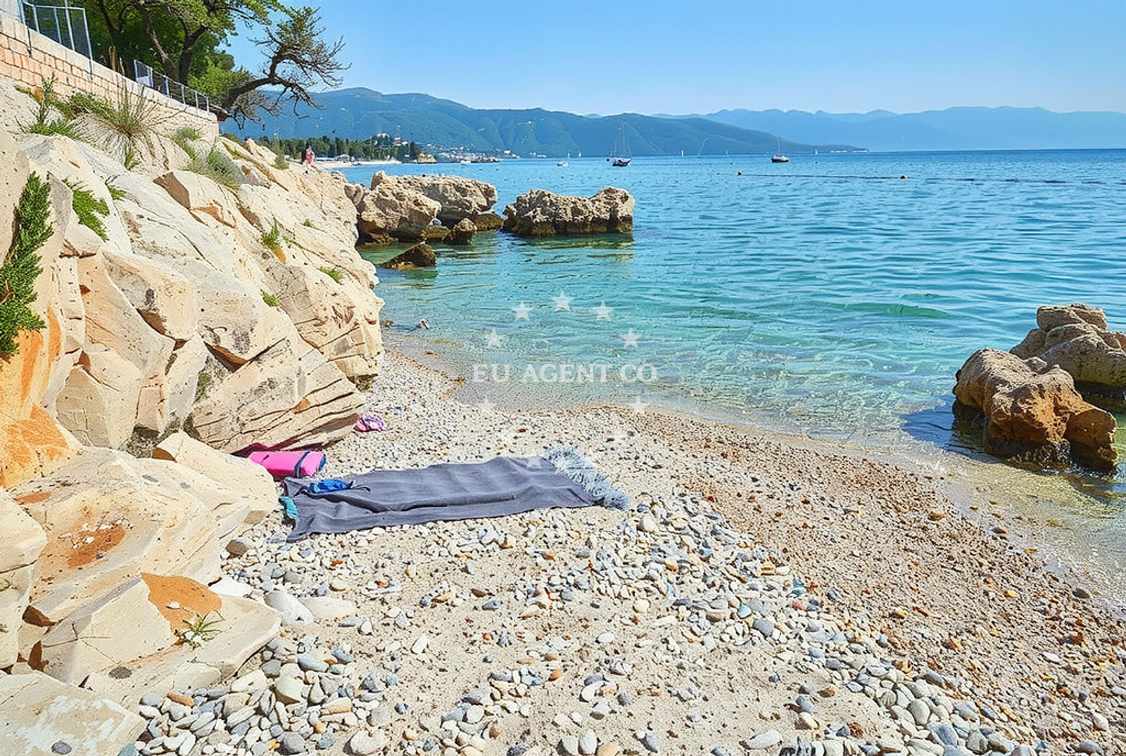 Additional view of Riva, Novi Vinodolski Beach in Riva