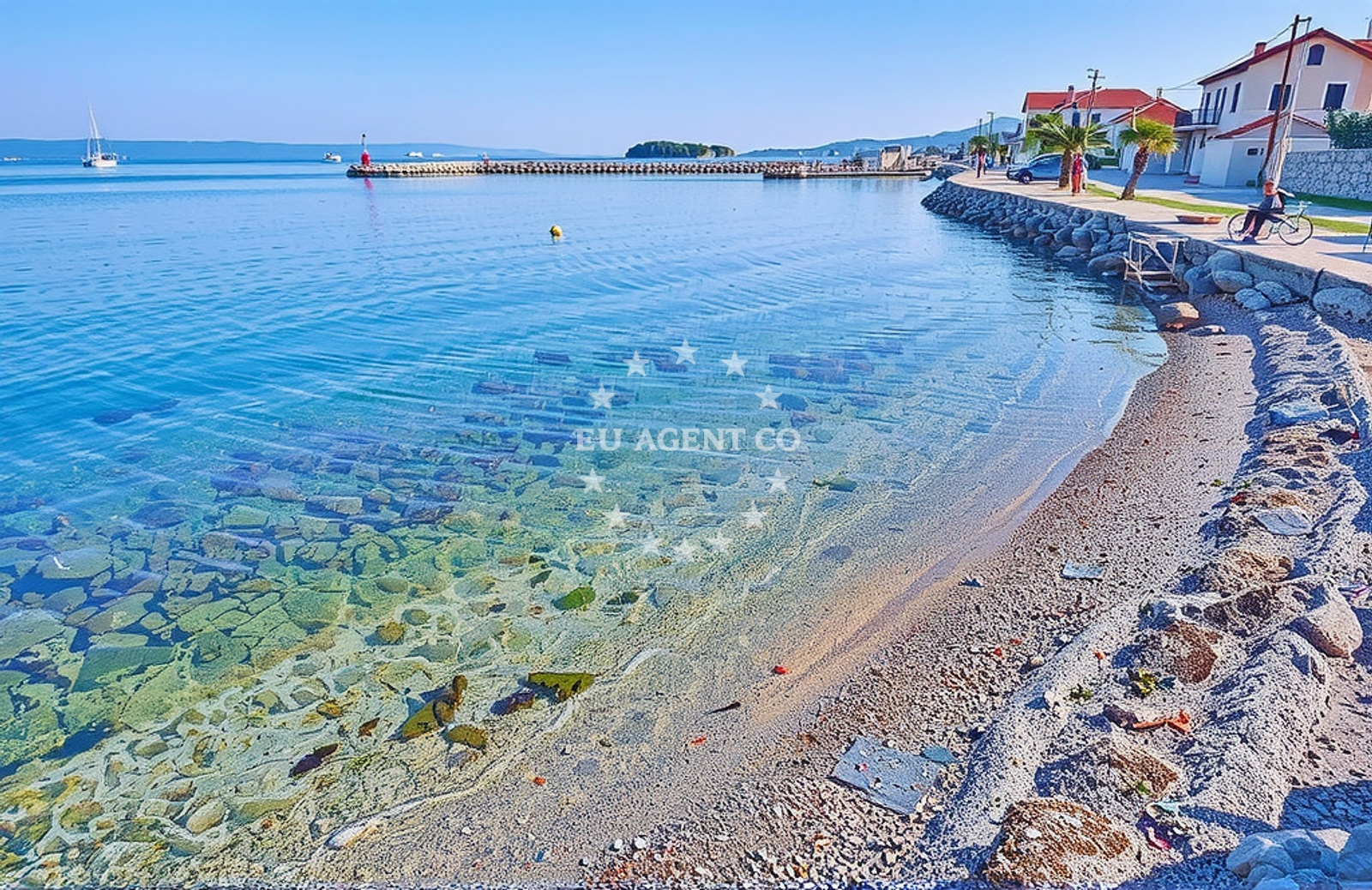 Additional view of Riva zapad, Kukljica (Ugljan) Beach in Riva zapad