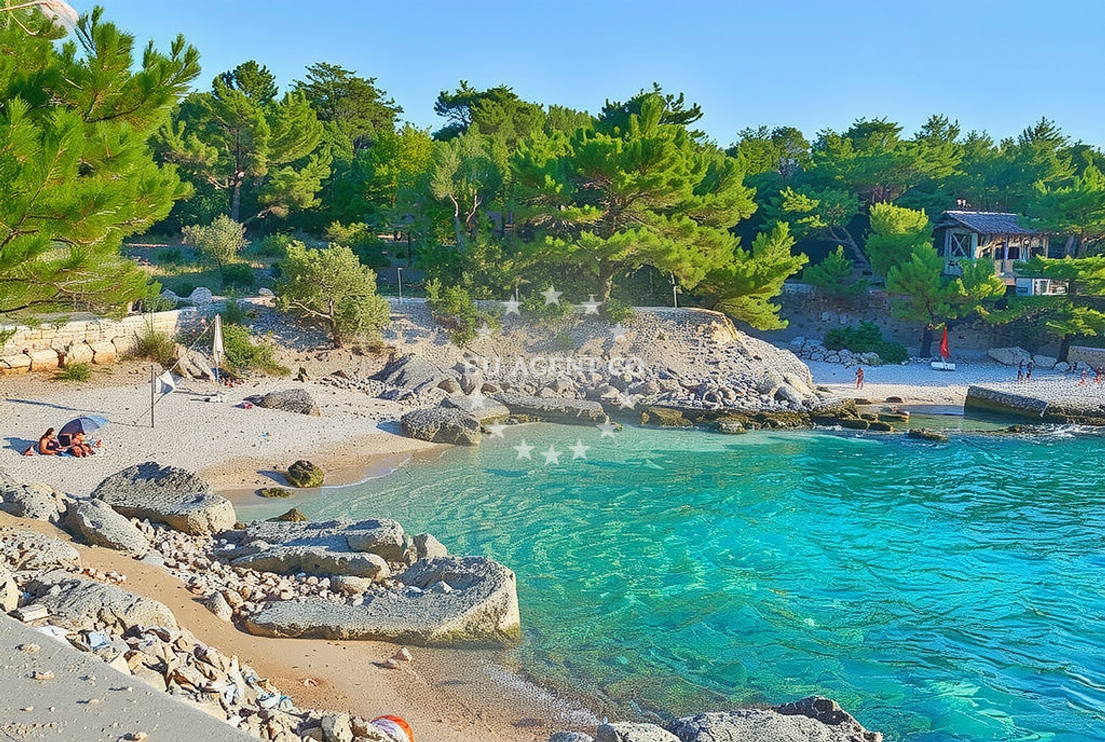 Additional view of Robinson beach in Nikice Kolumbića 8, Hvar