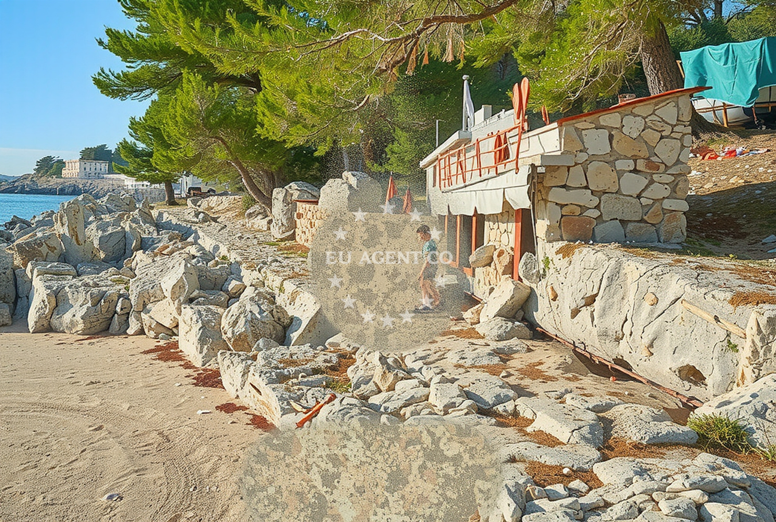 Additional view of Robinson beach in Nikice Kolumbića 8, Hvar