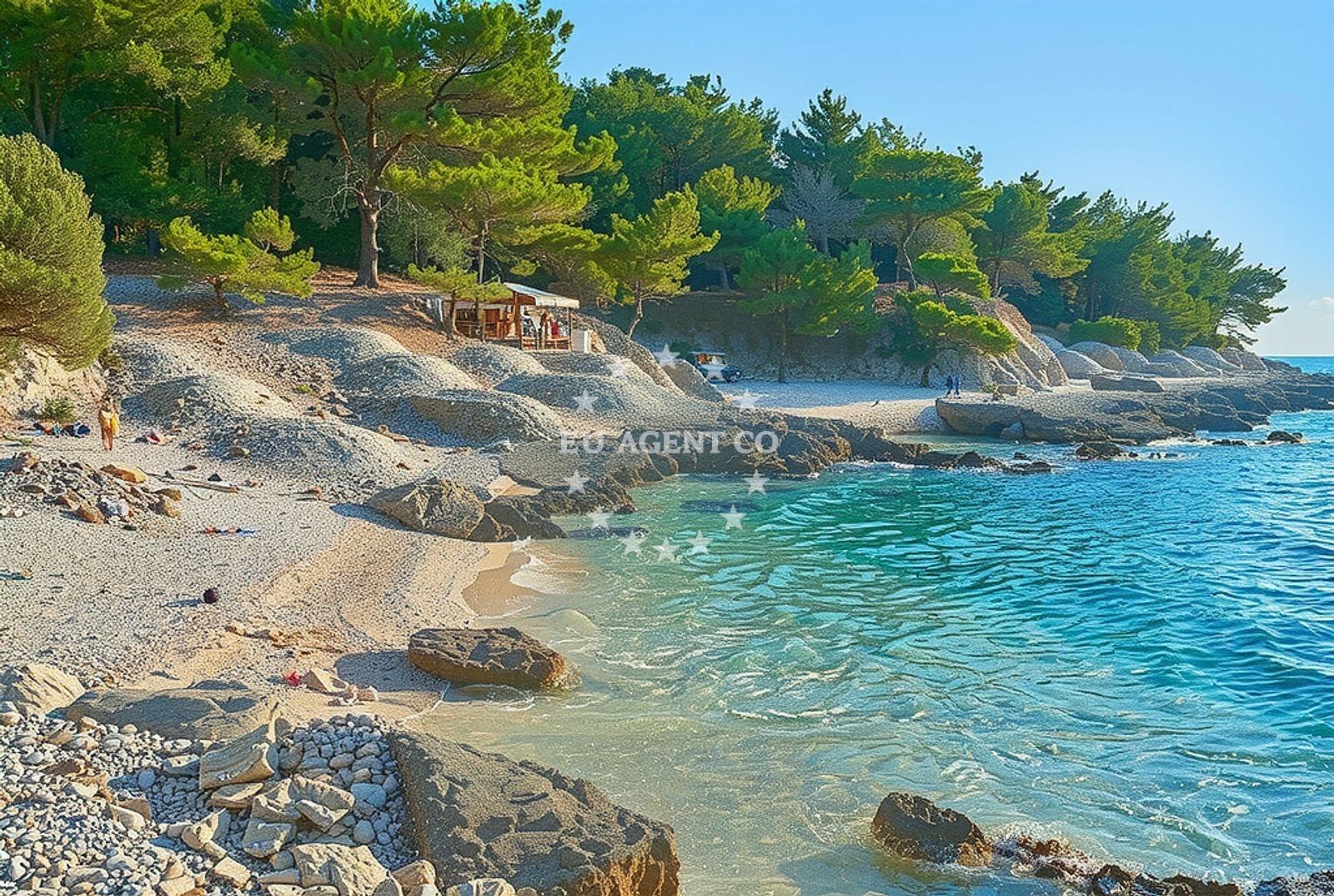 Additional view of Robinson beach in Nikice Kolumbića 8, Hvar