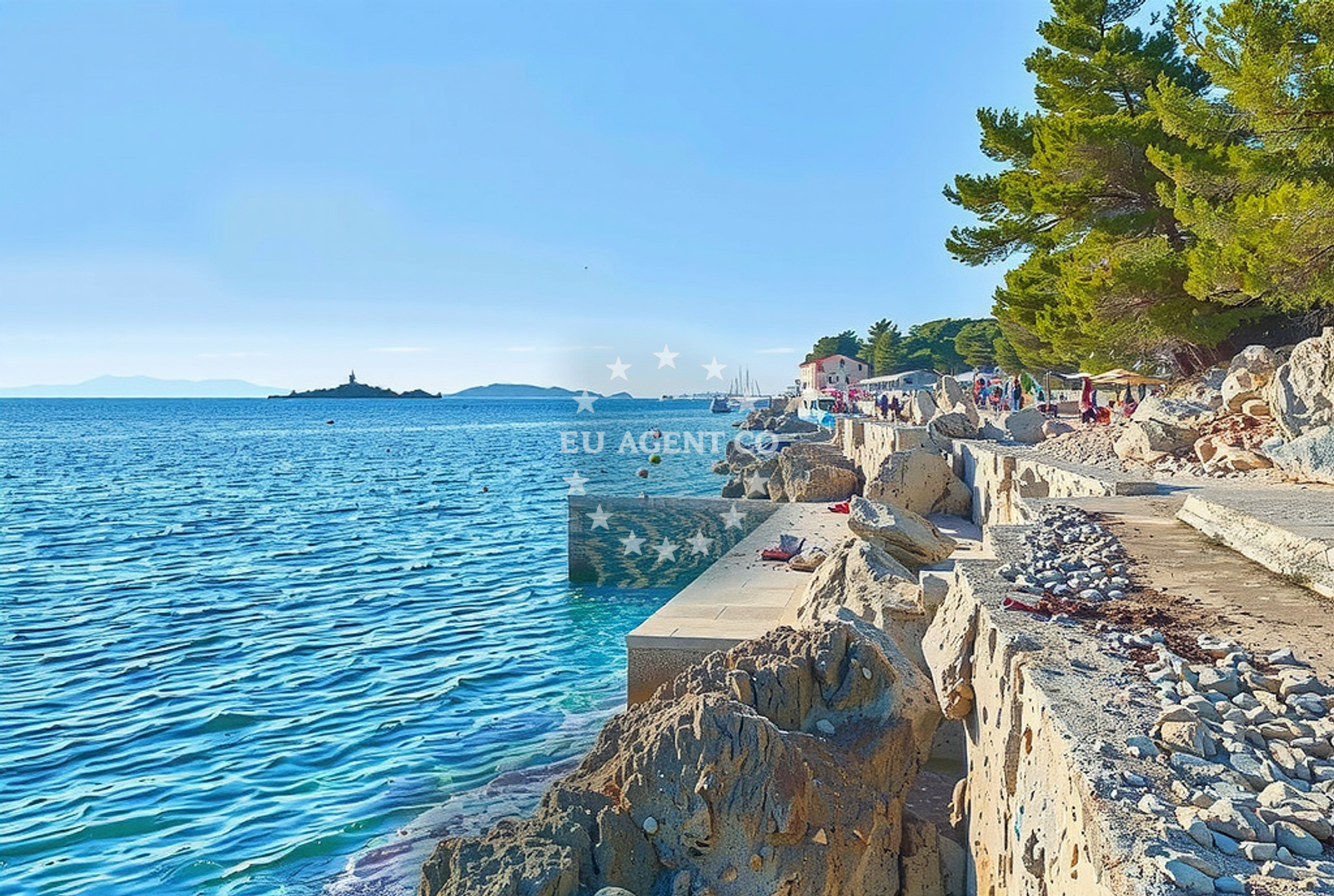 Additional view of Robinson beach in Nikice Kolumbića 8, Hvar