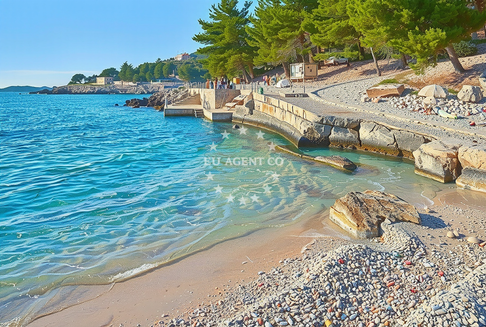 Additional view of Robinson beach in Nikice Kolumbića 8, Hvar