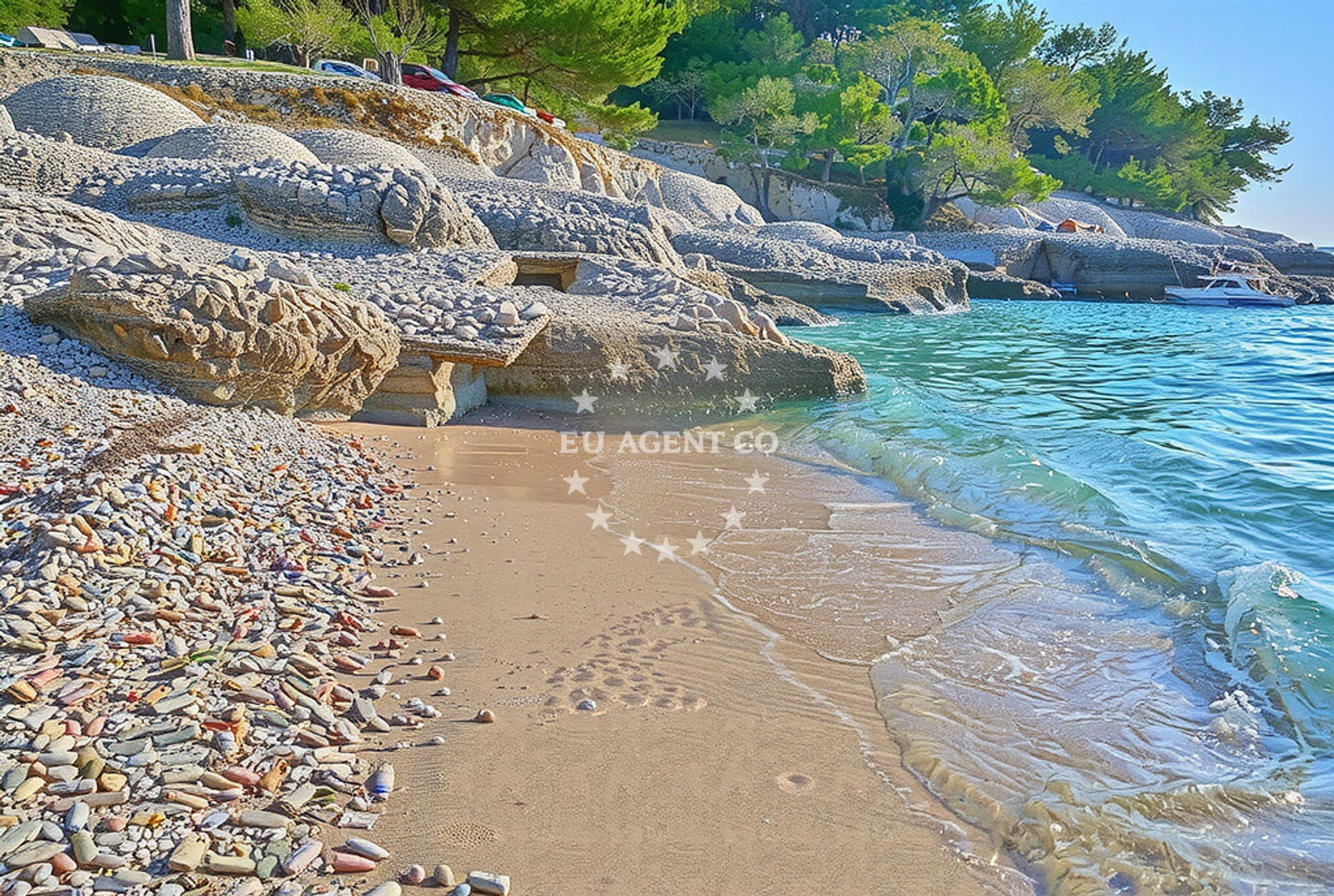 Additional view of Robinson beach in Nikice Kolumbića 8, Hvar