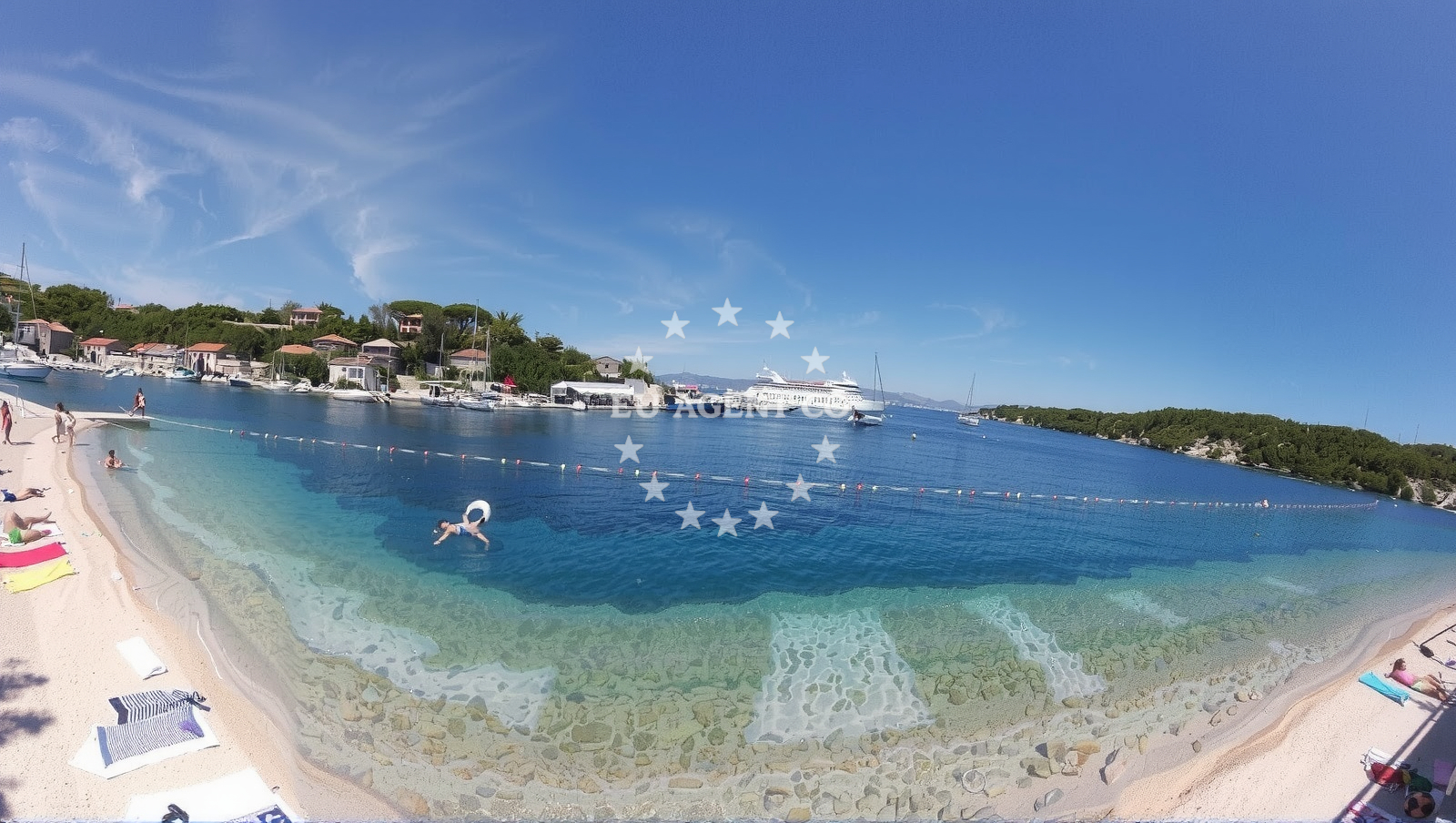 Additional view of Rogaс beach in , Rogač