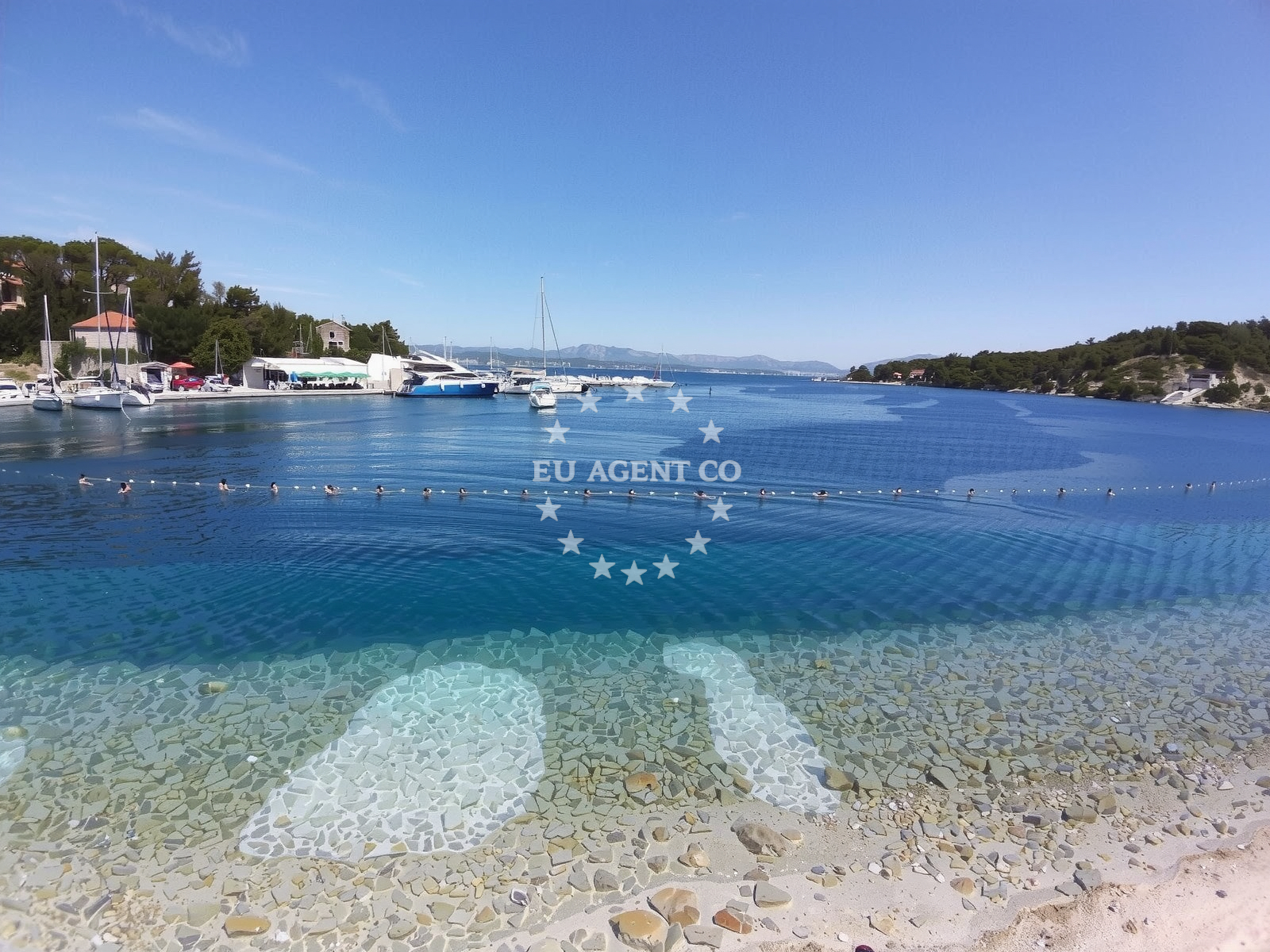 Additional view of Rogaс beach in , Rogač