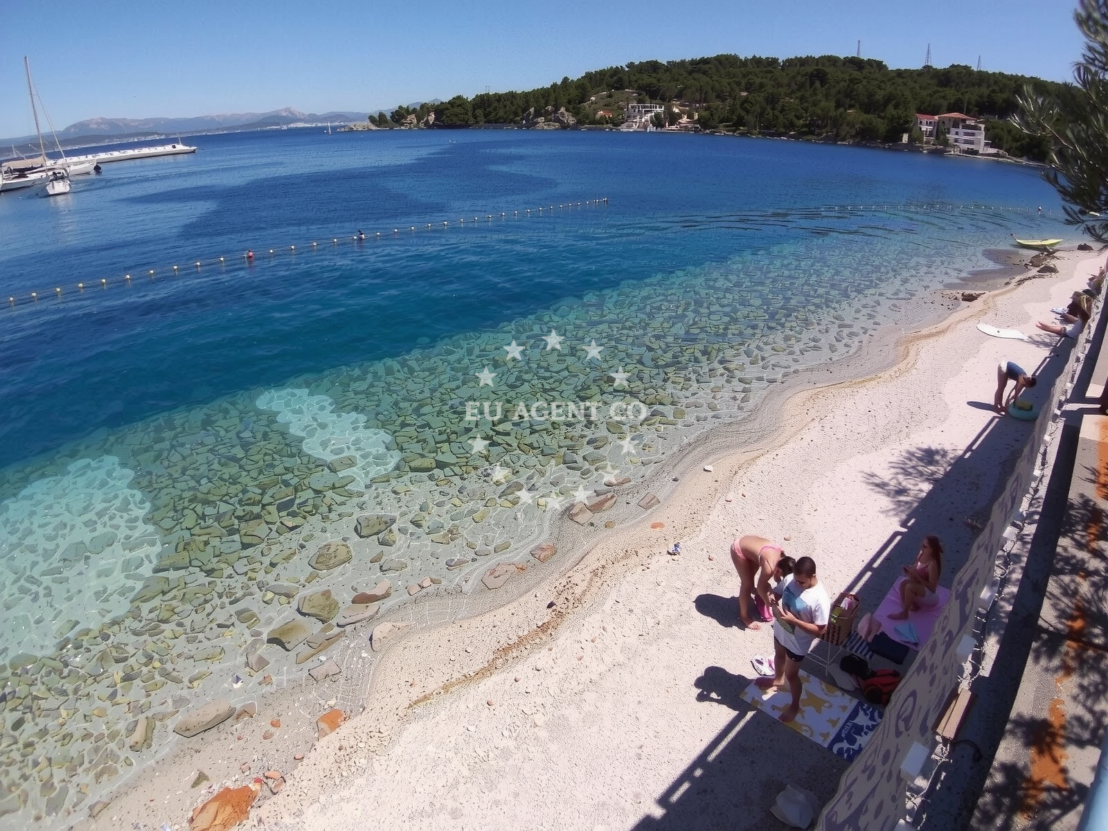 Additional view of Rogaс beach in , Rogač