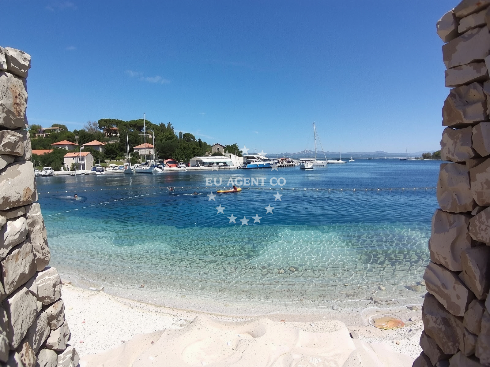 Additional view of Rogaс beach in , Rogač