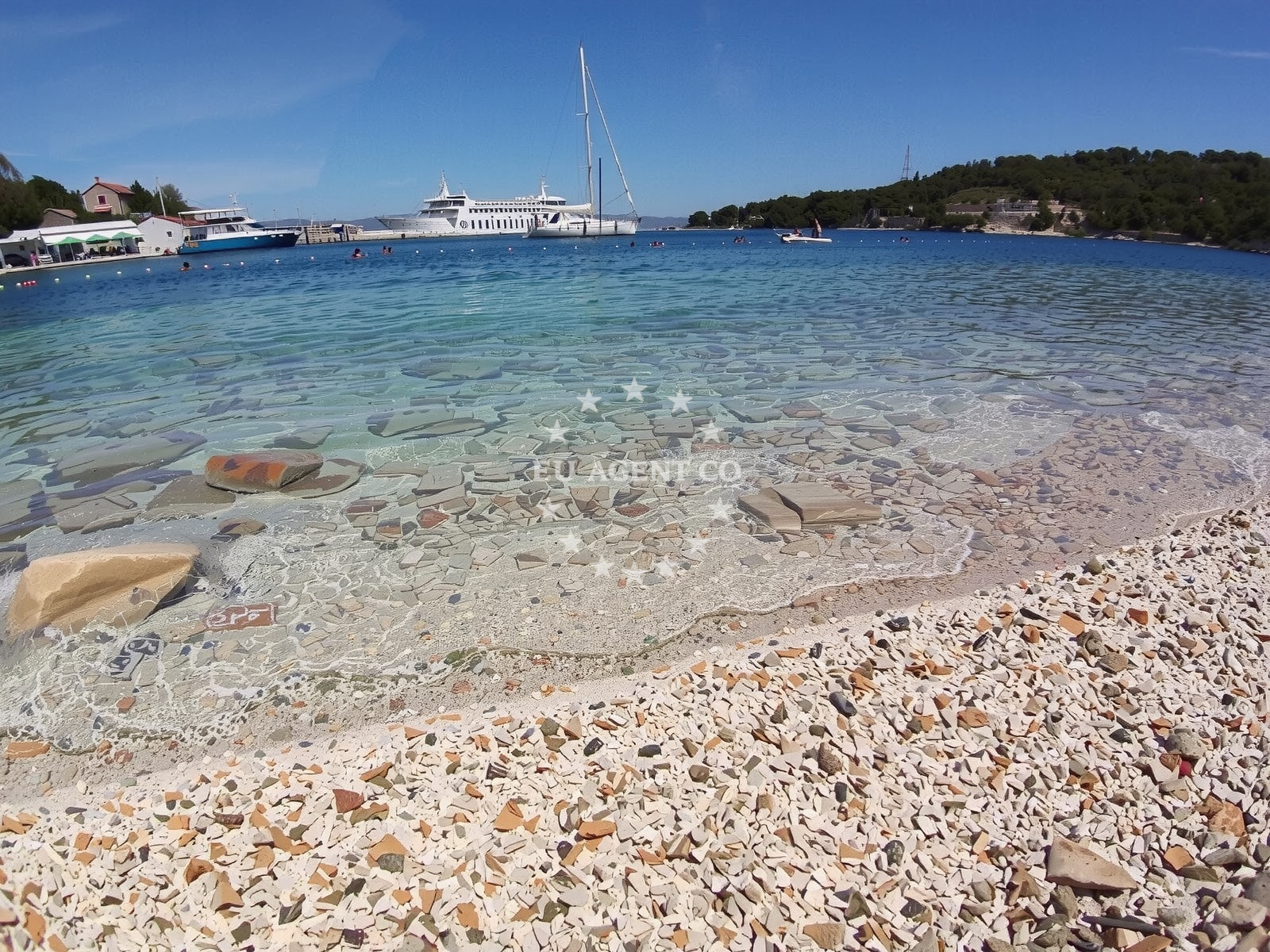 Additional view of Rogaс beach in , Rogač
