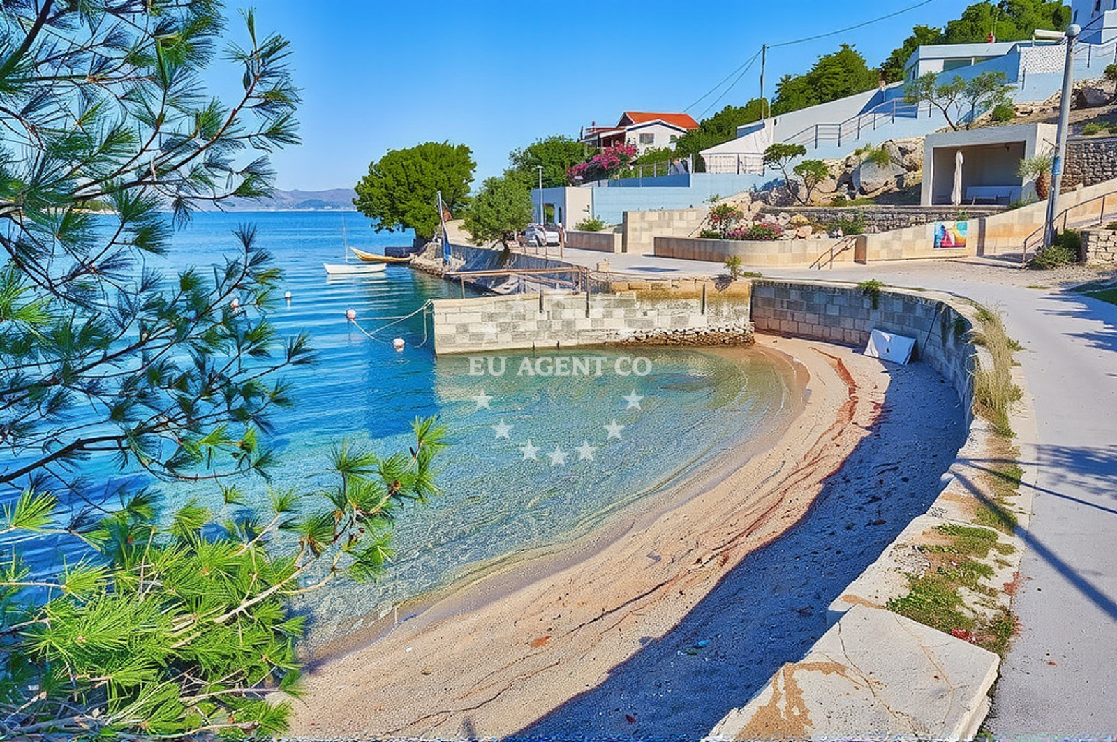 Additional view of Rogaс beach in , Rogač