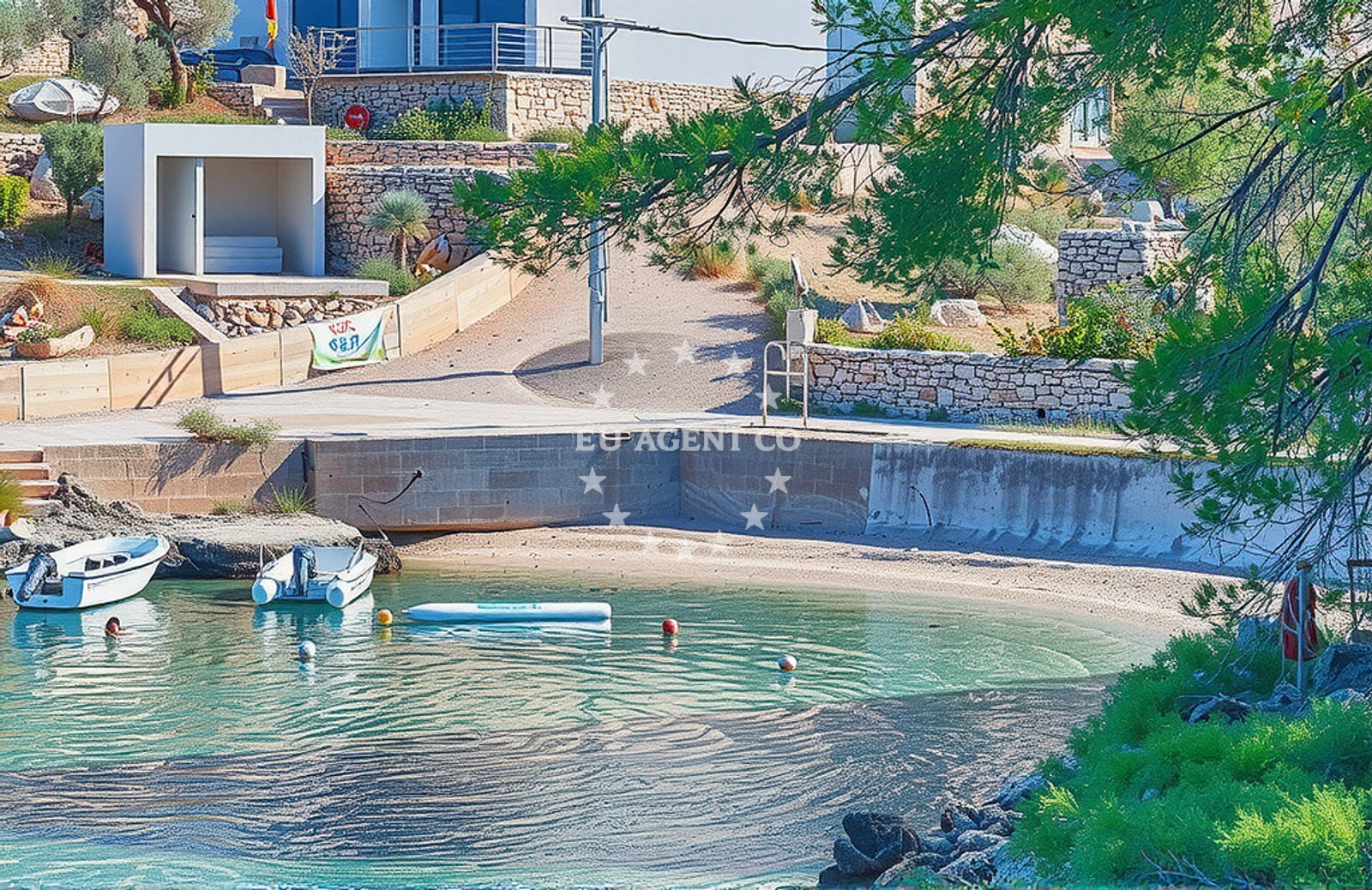 Additional view of Rogaс beach in , Rogač