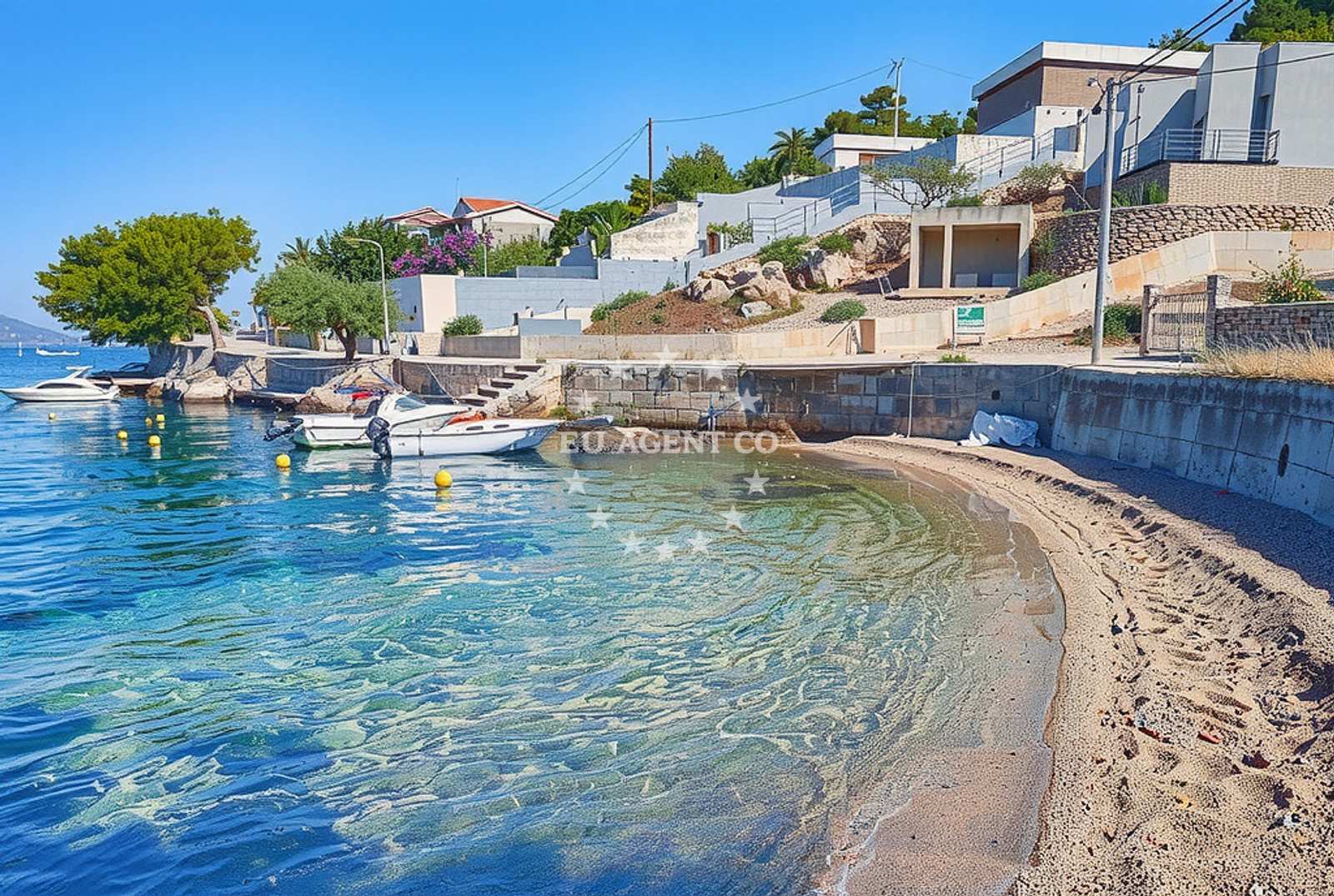 Additional view of Rogaс beach in , Rogač