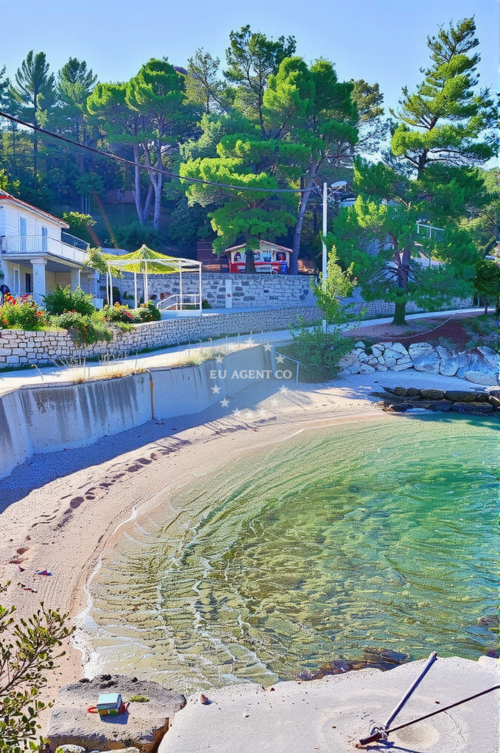 Additional view of Rogaс beach in , Rogač
